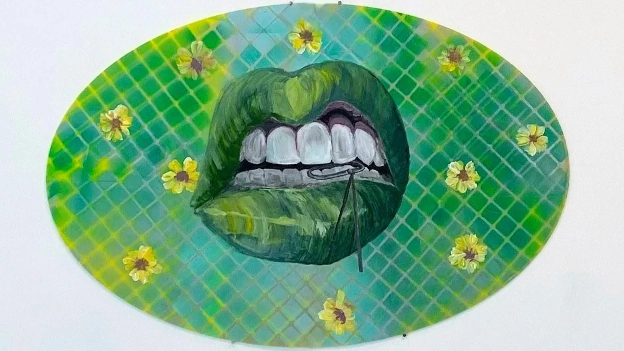 "Present: Fuck it up sis"  Mixed-Media, Acrylic Board 2026