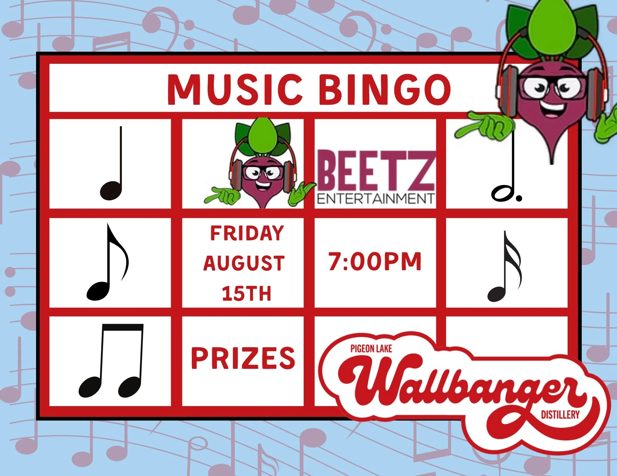 MUSIC BINGO BY BEETZ ENTERTAINMENT