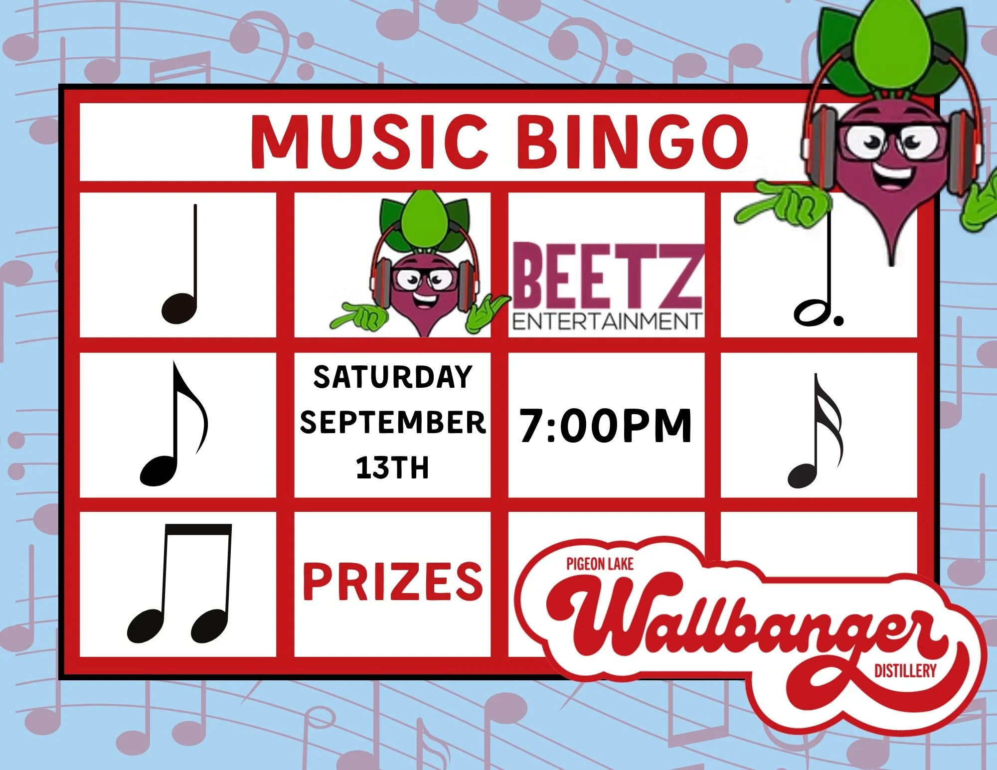 MUSIC BINGO
