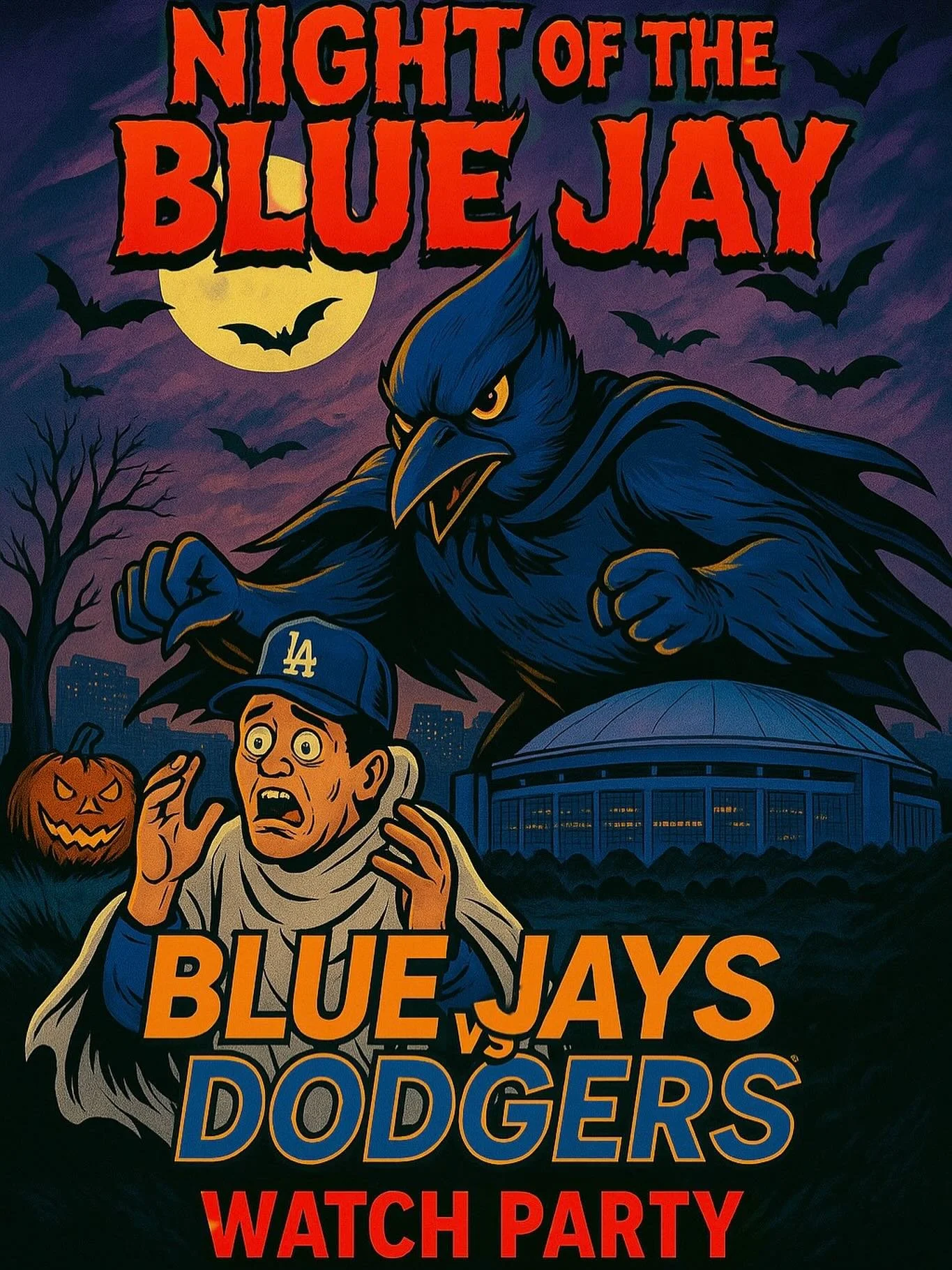 GAME 6 of the WORLD SERIES is taking place TONIGHT and we&rsquo;ve got one rule at Wallbanger: cheer loud and  proud! 📣

Let&rsquo;s make some noise &mdash; the Jays are bringing it home! 

#gojaysgo⚾️ #worldseries #game6 #watchparty #pigeonlakealbe