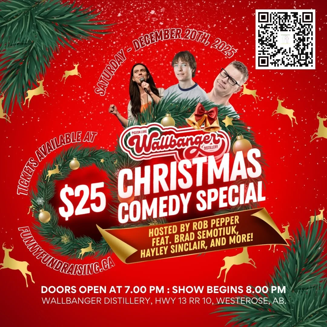 Christmas Comedy at Wallbanger! 🎄

Come join us Saturday, December 20th and get ready for a night of laughs you don&rsquo;t want to miss!

Doors open: 7:00 PM
Show begins: 8:00 PM
Tickets: $25.00

Tickets can be purchased online here: https://funnyf