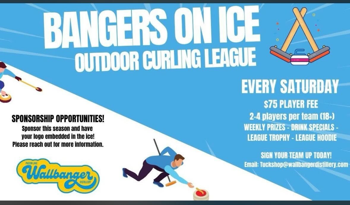🚨 FINAL CALL! 🚨

We&rsquo;re gearing up for the Bangers On Ice OUTDOOR Curling League, and this is your last chance to join us for an unforgettable winter season!

This is a 11-week league running January through March, with games every Saturday fr