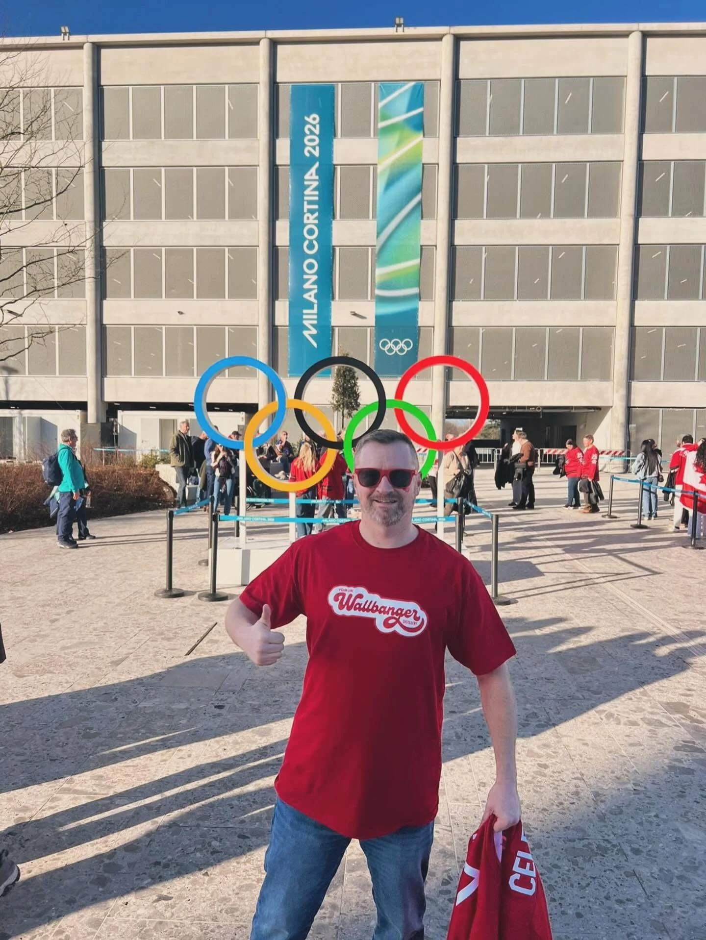 One of our fellow Bangers, 🇨🇦, currently stationed in Italy, and representing&mdash; watching the semi game LIVE like a true patriot, and confusing the locals with sudden bursts of &ldquo;LET&rsquo;S GOOOOO, EH! 

This is what international diploma