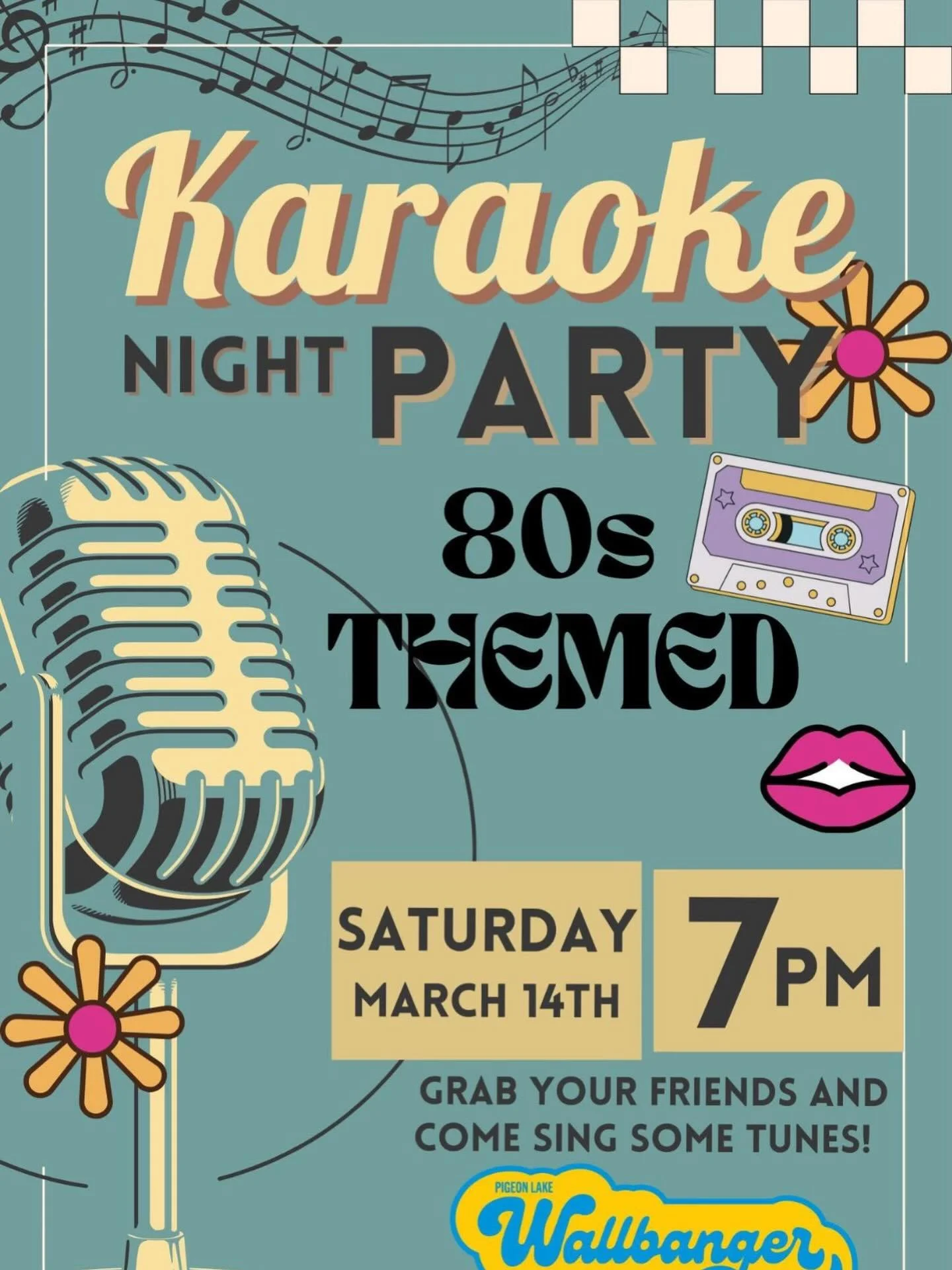 We&rsquo;re Bringing the 80s Back! 💿

Break out the neon, tease that hair, and grab your friends&hellip; because 80s KARAOKE NIGHT is happening March 14th at 7:00pm.

Get ready to sing your heart out to all the iconic 80s hits and show off your most