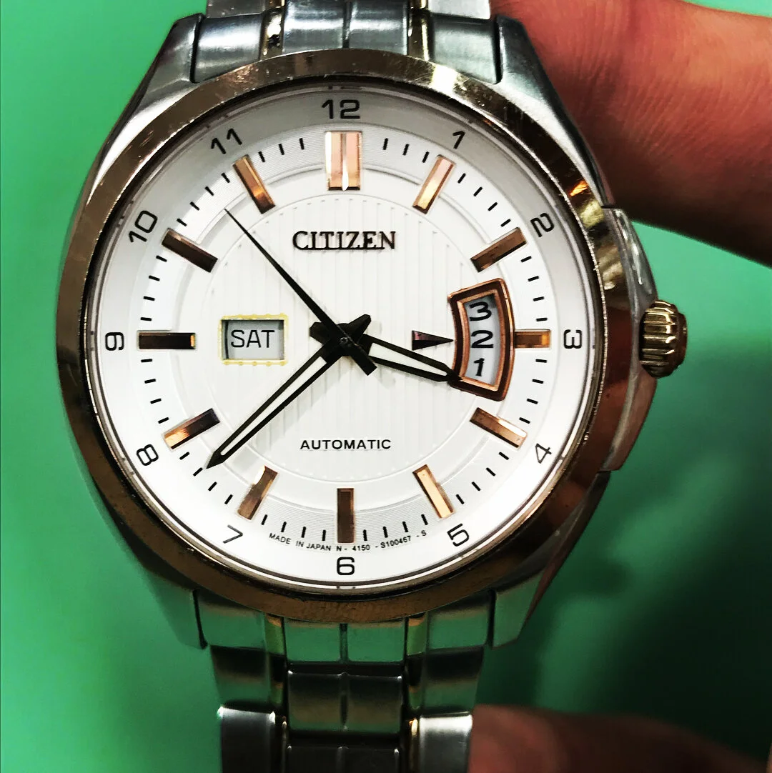 Citizen Automatic Day-Date Cal. No 4150
&bull; Inspection $ Servicing &bull; Complication &amp; Dried up oil

For any other enquiry please call &bull; Miya @ 81010470
&bull; JOey @ 87234331

#watchrepair #watchservicing #watches #watchesofinstagram #