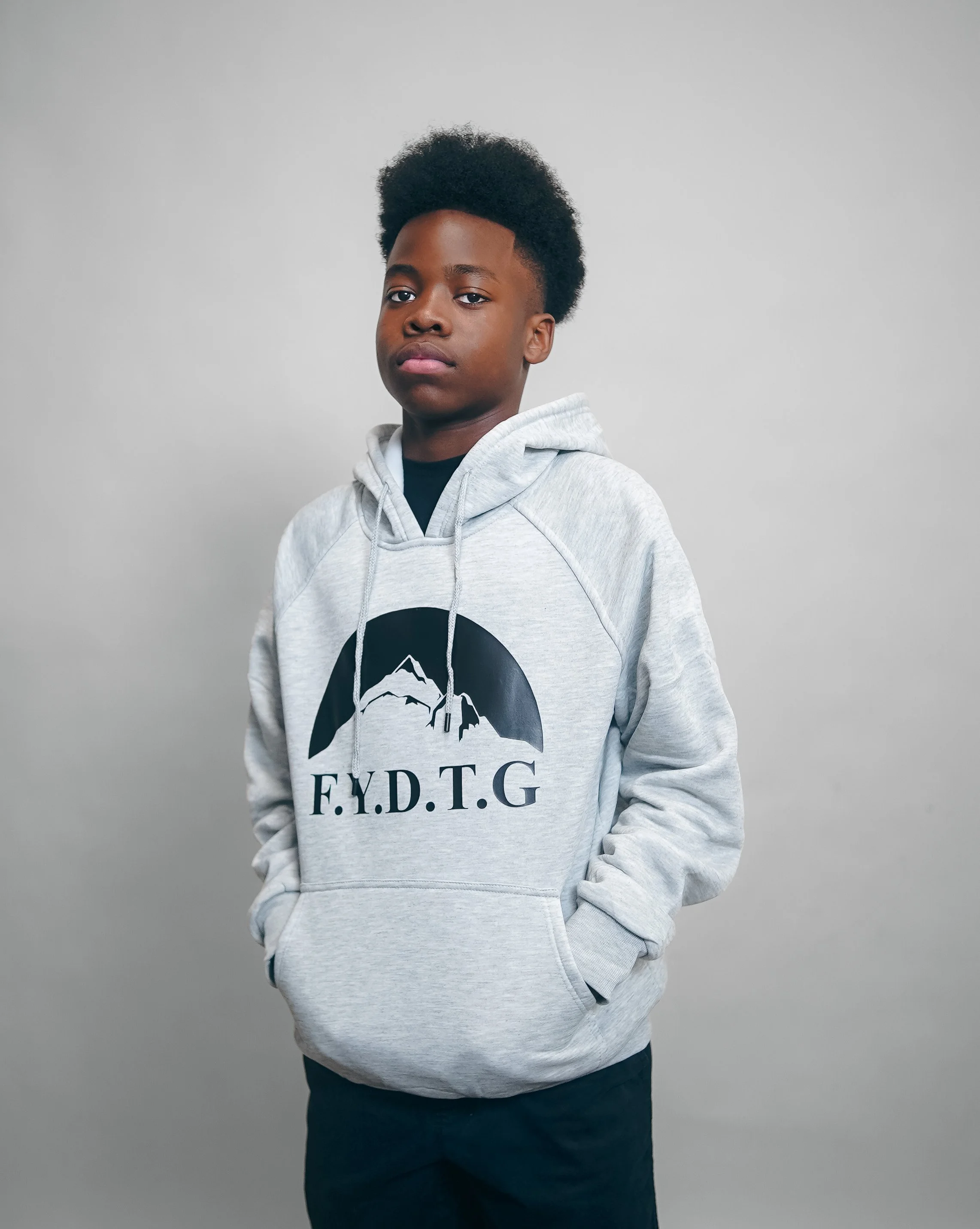 PEACE, MERCY, & PURPOSE PULLOVER HOODIE LIGHT GREY