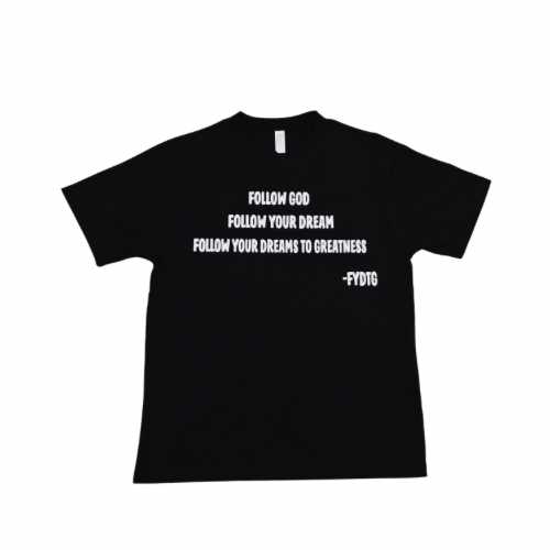 FOLLOW GOD T-SHIRT BLACK