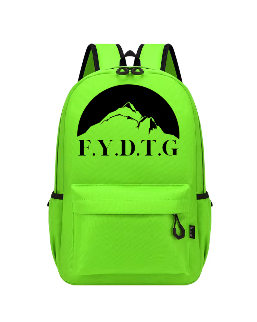 LOGO NEON GREEN BOOK BAG