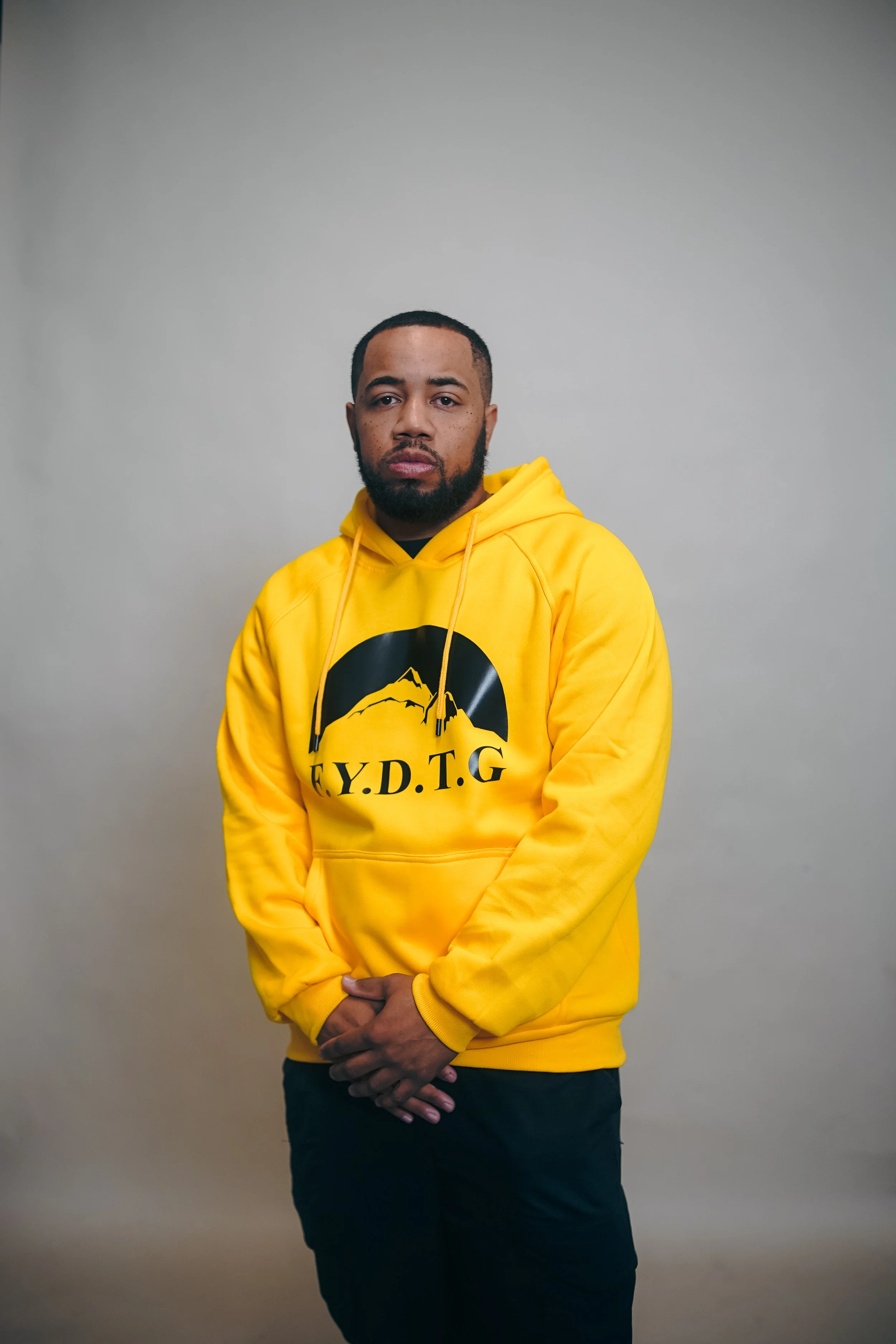 LOGO PULLOVER HOODIE YELLOW/MUSTARD