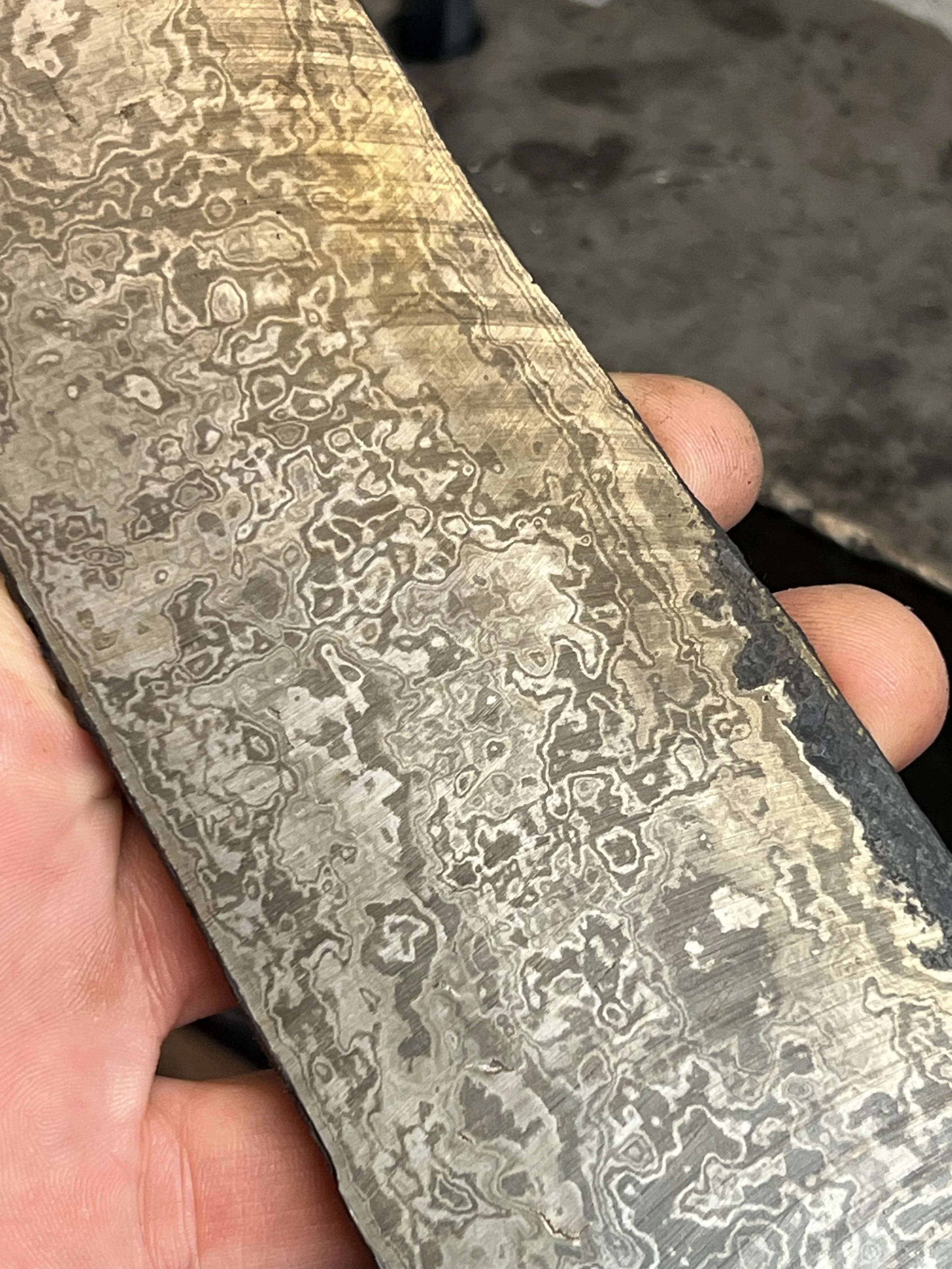 Random Damascus billet