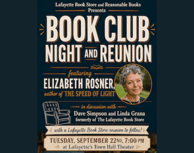 Book Club Night & Reunion Featuring Elizabeth Rosner