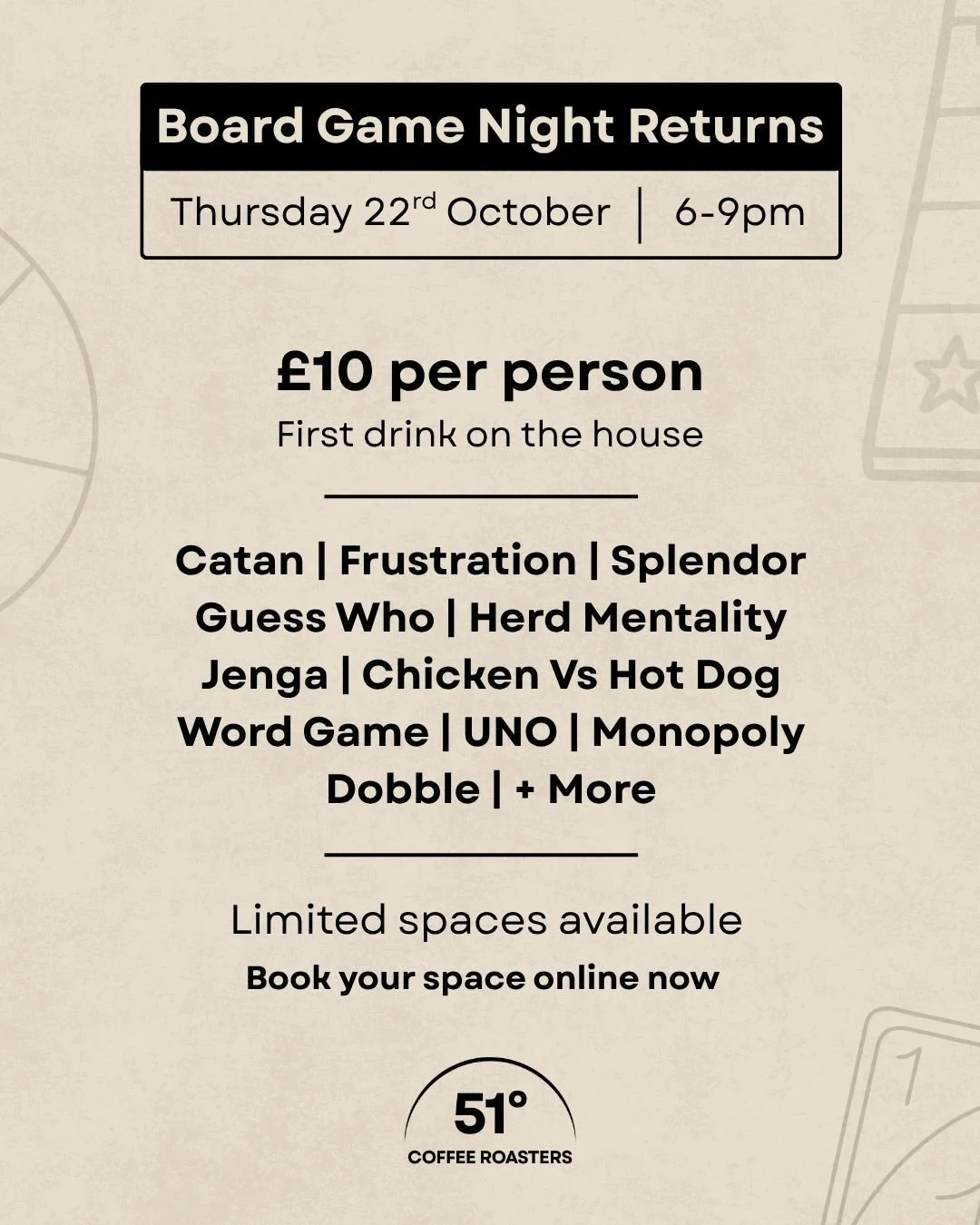 October Board Game Night
