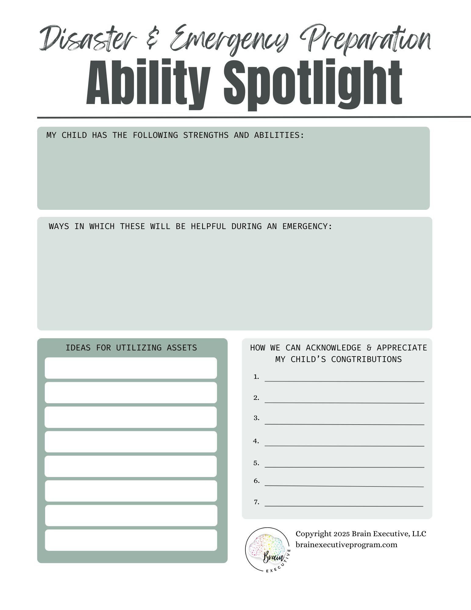 Ability Spotlight Planner