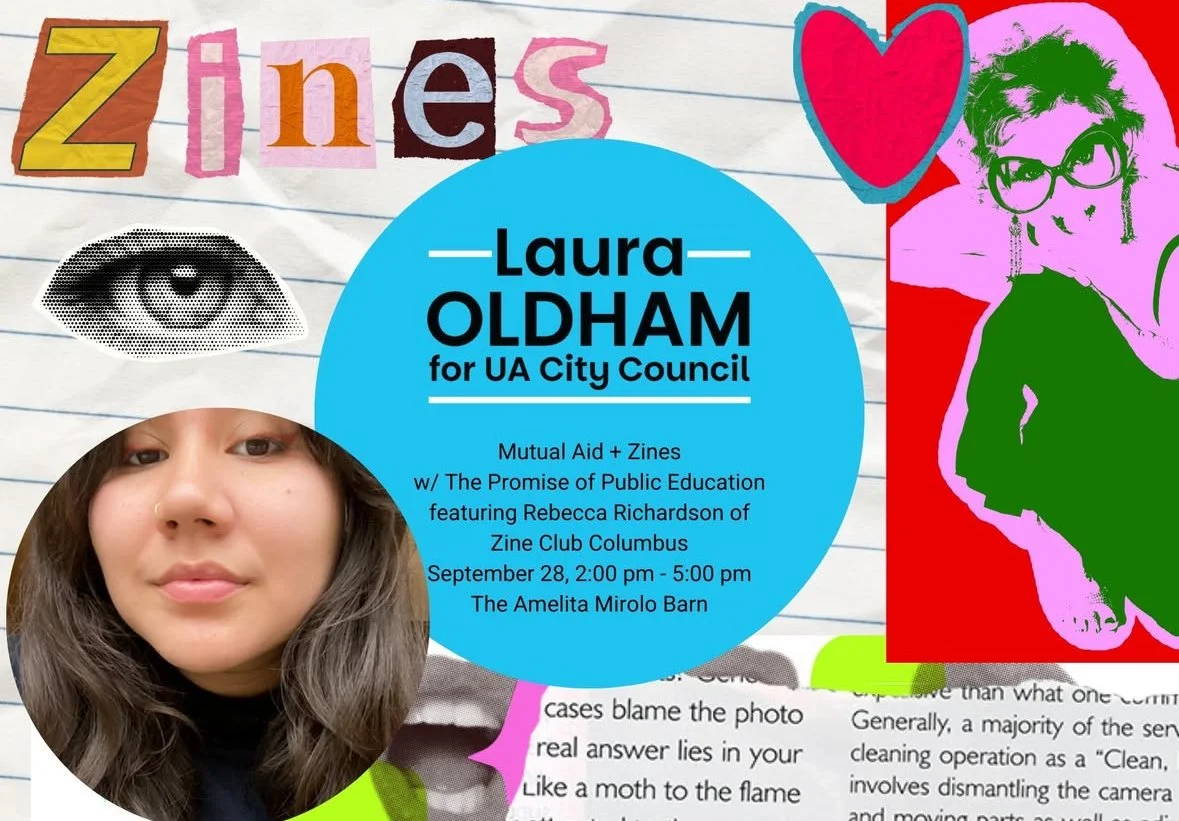 I started making zines as a public school teacher-in-training so it&rsquo;s a full circle moment to be able to talk about making and community with other passionate educators, leaders, and advocates for public education in UA. I hope you can join me 