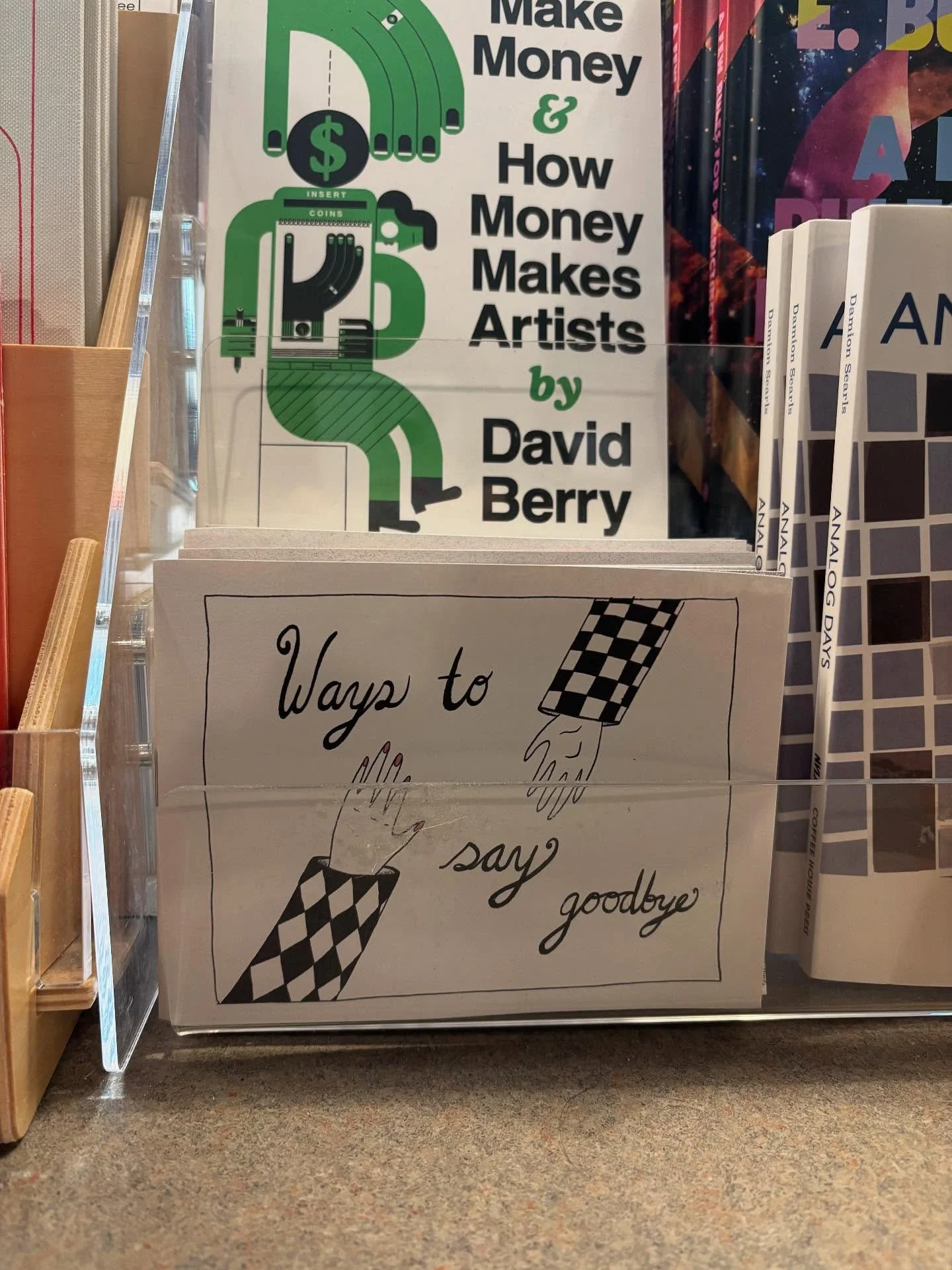 These unaesthetic pictures are here to inform you that you can now purchase my mini comic &lsquo;Ways to Say Goodbye&rsquo; at @prologuebookshop and @laughingogreohio!! Both are awesome shops so even if you don&rsquo;t leave with my mini comic in han