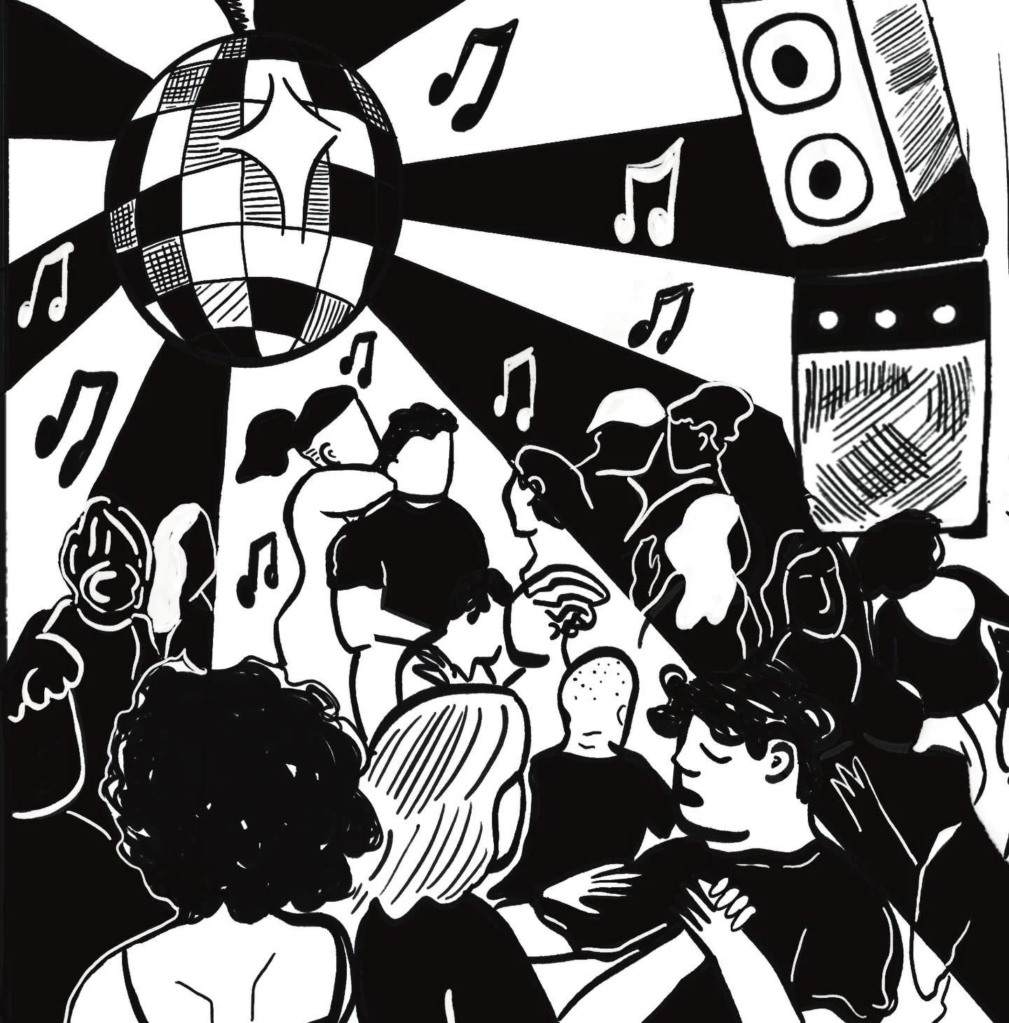 I wanted to make a comic that sounded like this song and invited people to the dance floor like @clubsalsaz And I did! Wooohooo!! Snag a copy of Cochina #1 to see if she faces her fear of dancing in public. Dm me or find it somewhere around town. Tbh