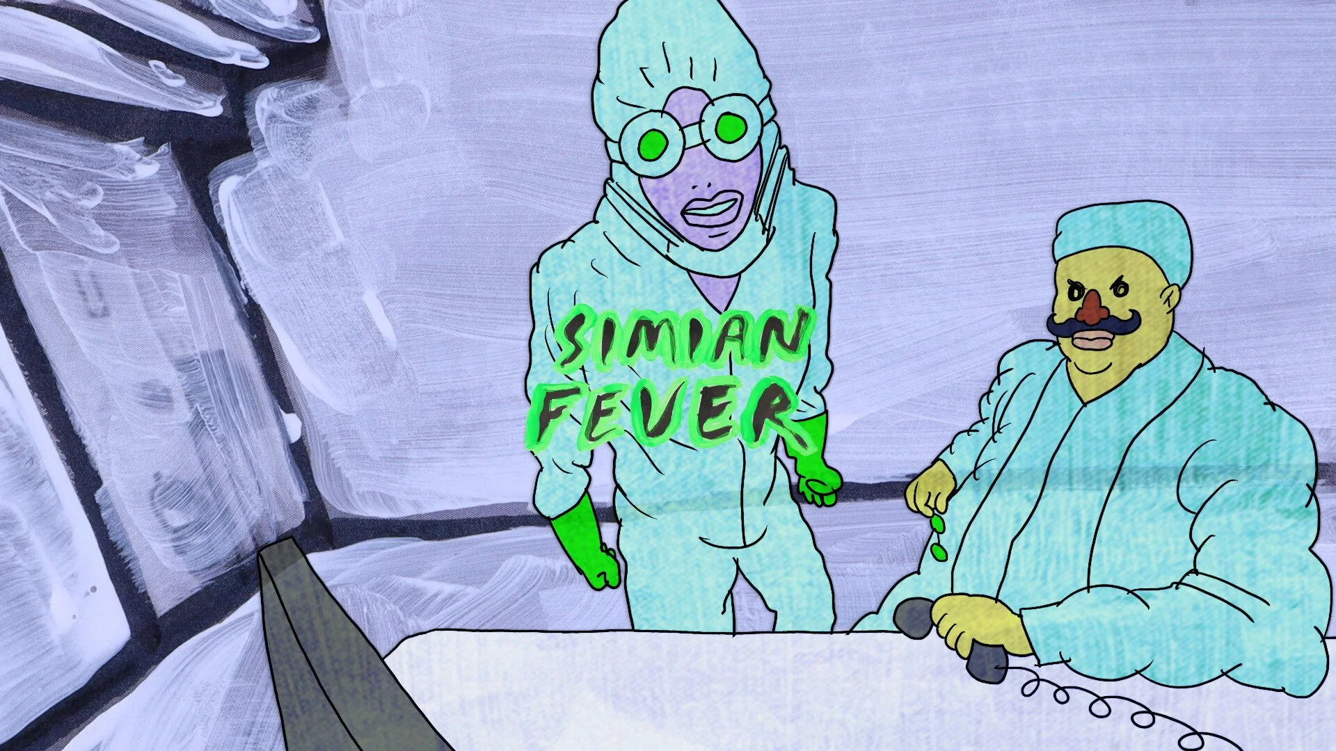 Six Finger Satellite "Simian Fever" Music Video