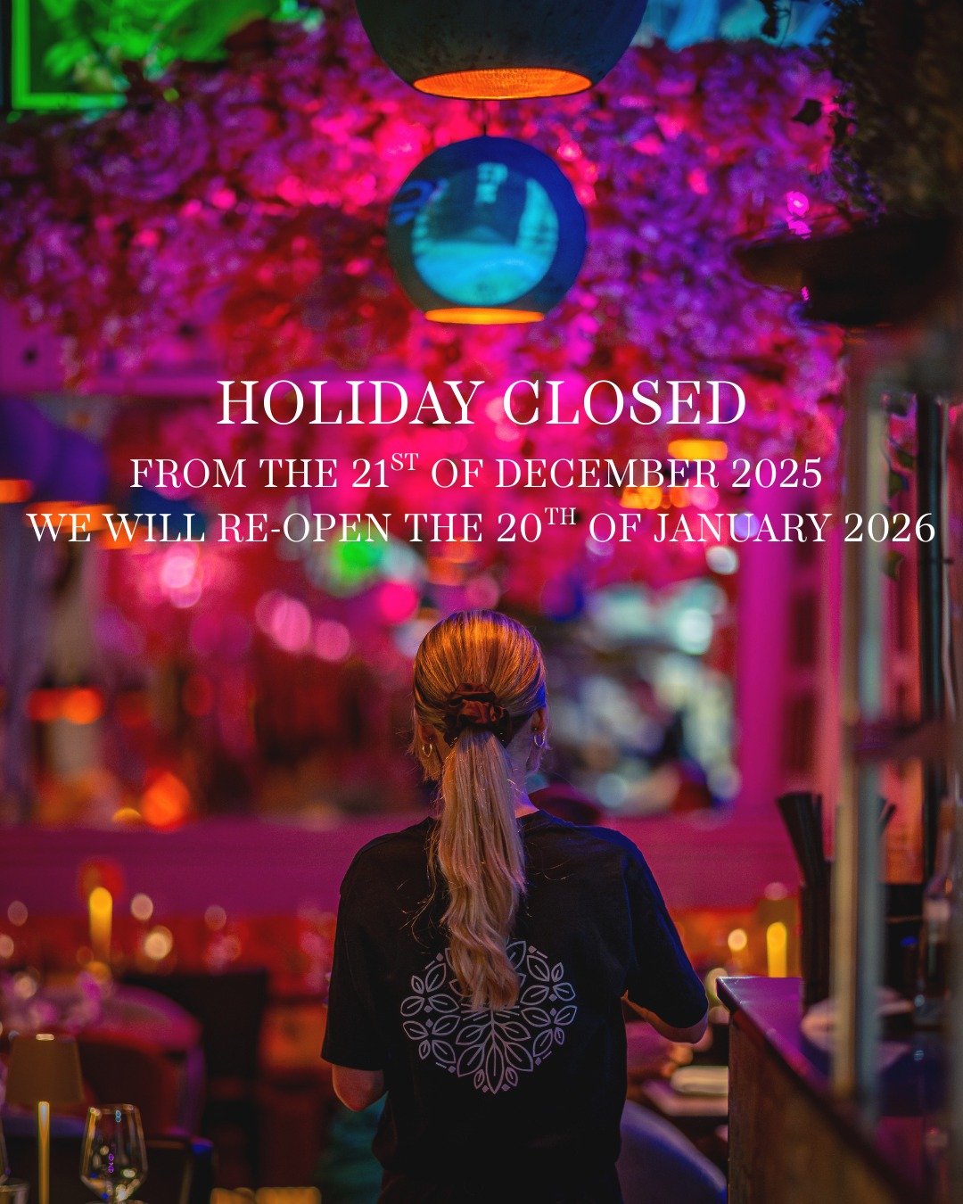 What a year ✨ Thank you for every visit, every celebration, every shared moment at our table. The Zahida team is now taking a well-earned break, and we&rsquo;ll be back on the 20th of January 2026. We are looking forward to welcoming you back 🤍 

#M