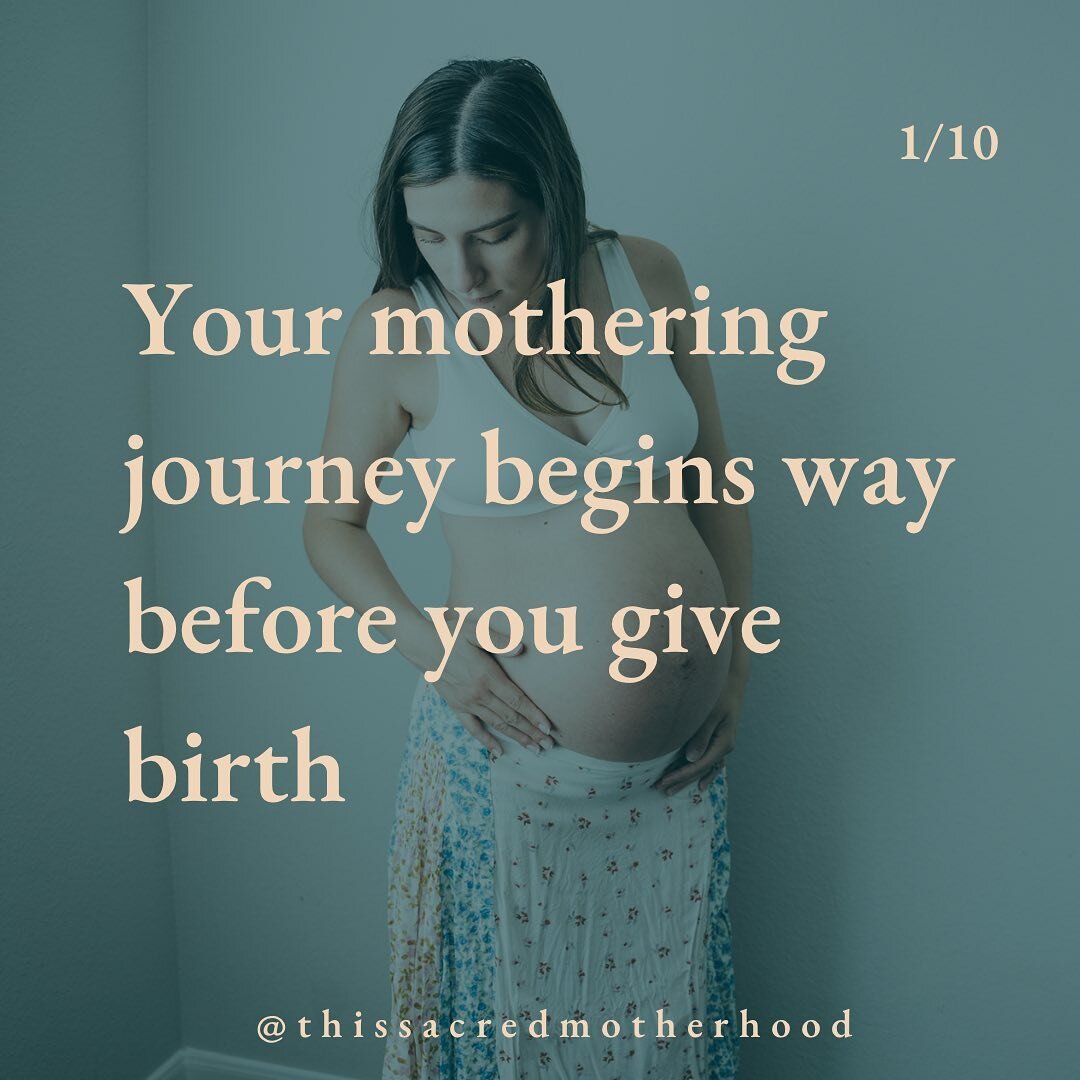 From the moment you know your child is with you, you are a mother. And for some mothers, they feel like it begins even before.🌟✨

Years before I met my husband, I had vivid dreams of myself with my babies.

When I found out I was pregnant with my fi