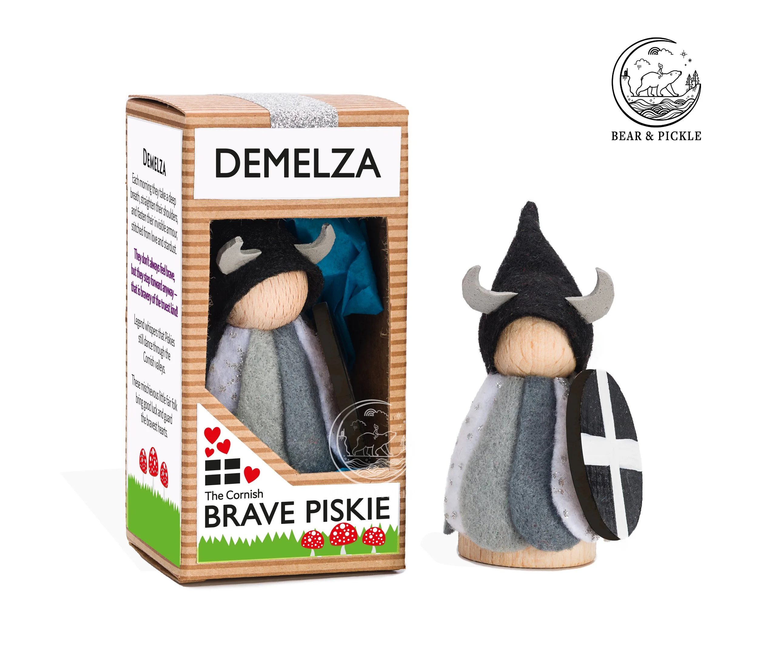 Demelza the Brave Boxed Cornish Piskie