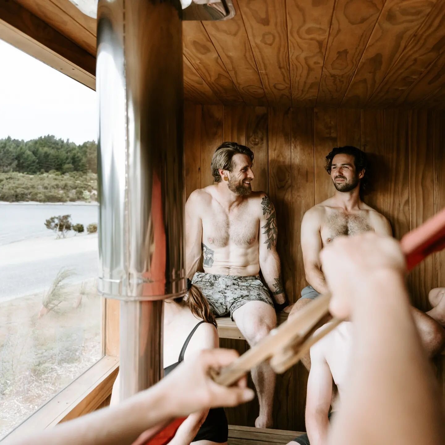 Sauna lovers! We are super excited to be opening @glendhubaymotorcamp for Jan and Feb from Monday! 🔥 

Have an unwind from your summer climbing, hiking, and biking adventures with our evening sessions. Sessions bookable from Saturday. 

Image by @an