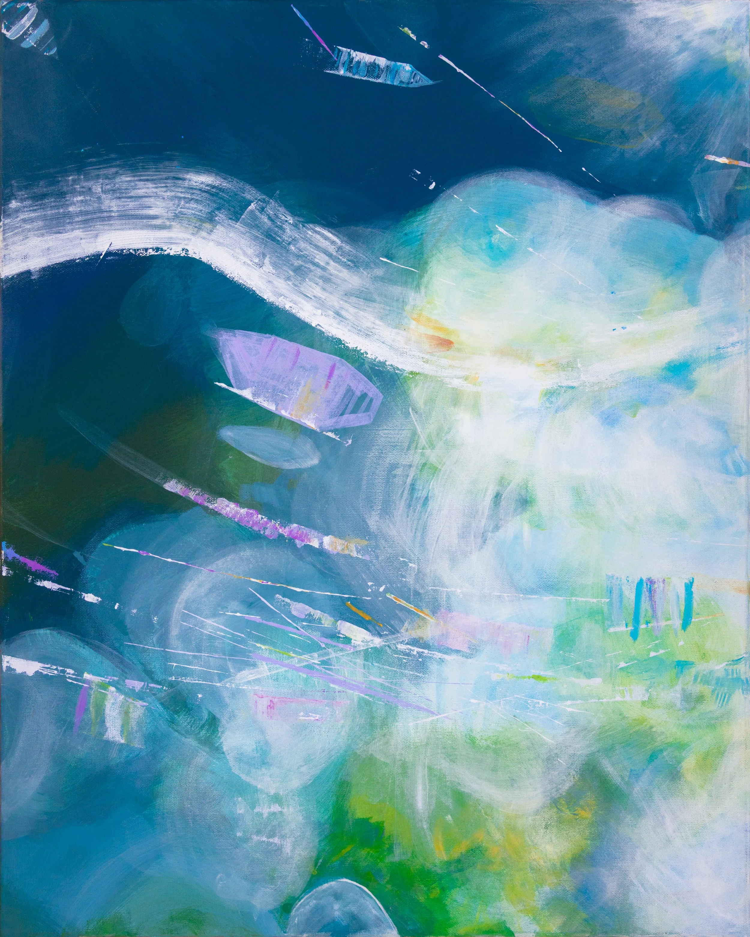 Lens flare painting print