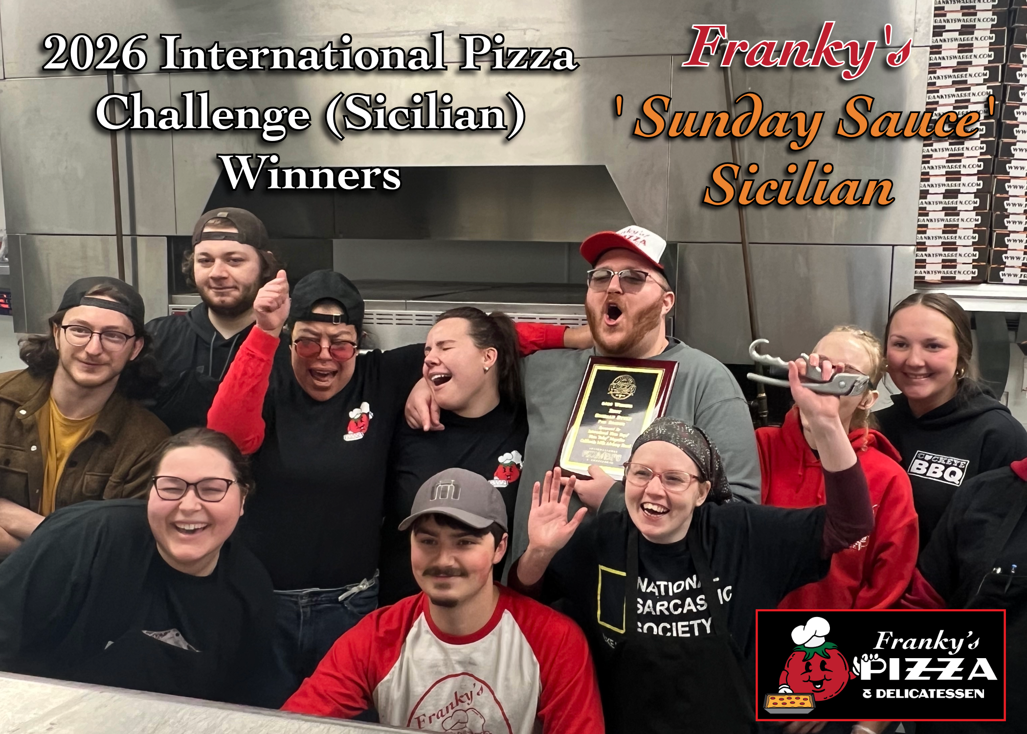 Franky's Team Celebrates International Pizza Challenge Win