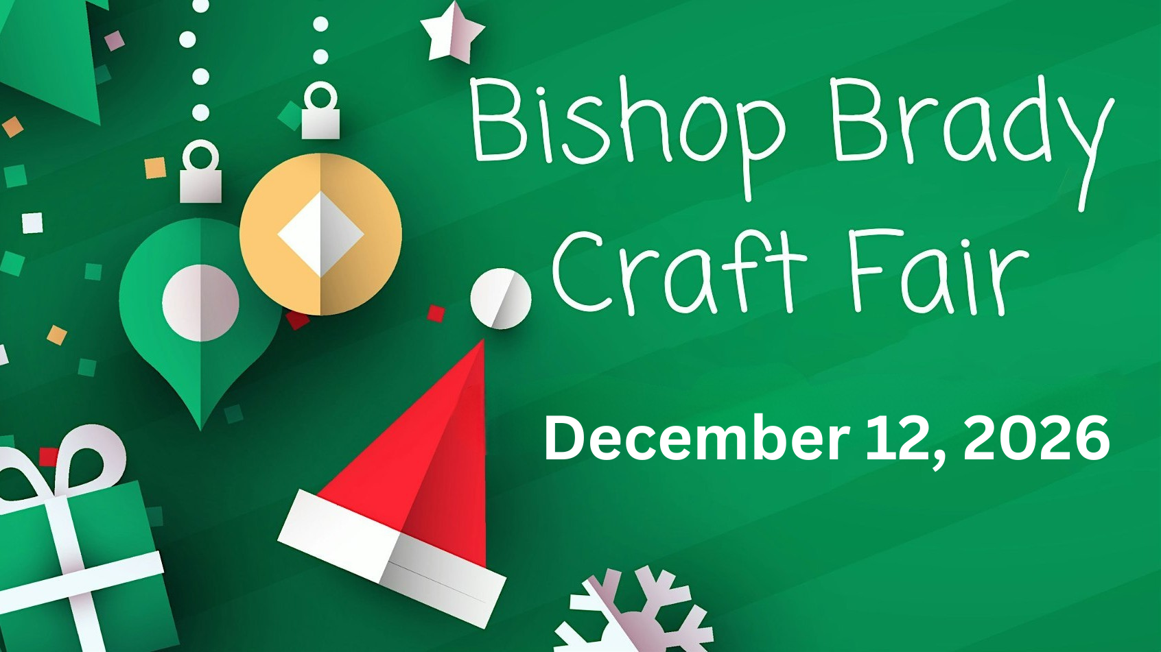 Bishop Brady Craft Fair