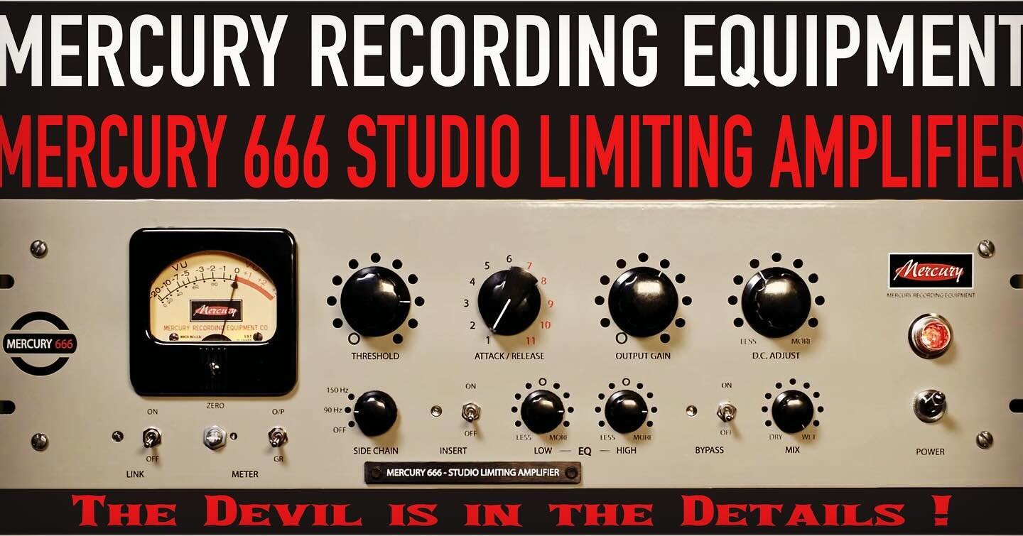 Check out the Mercury 666 on our website www.MercuryRecordingEquipment.com or demos on our YouTube channel!