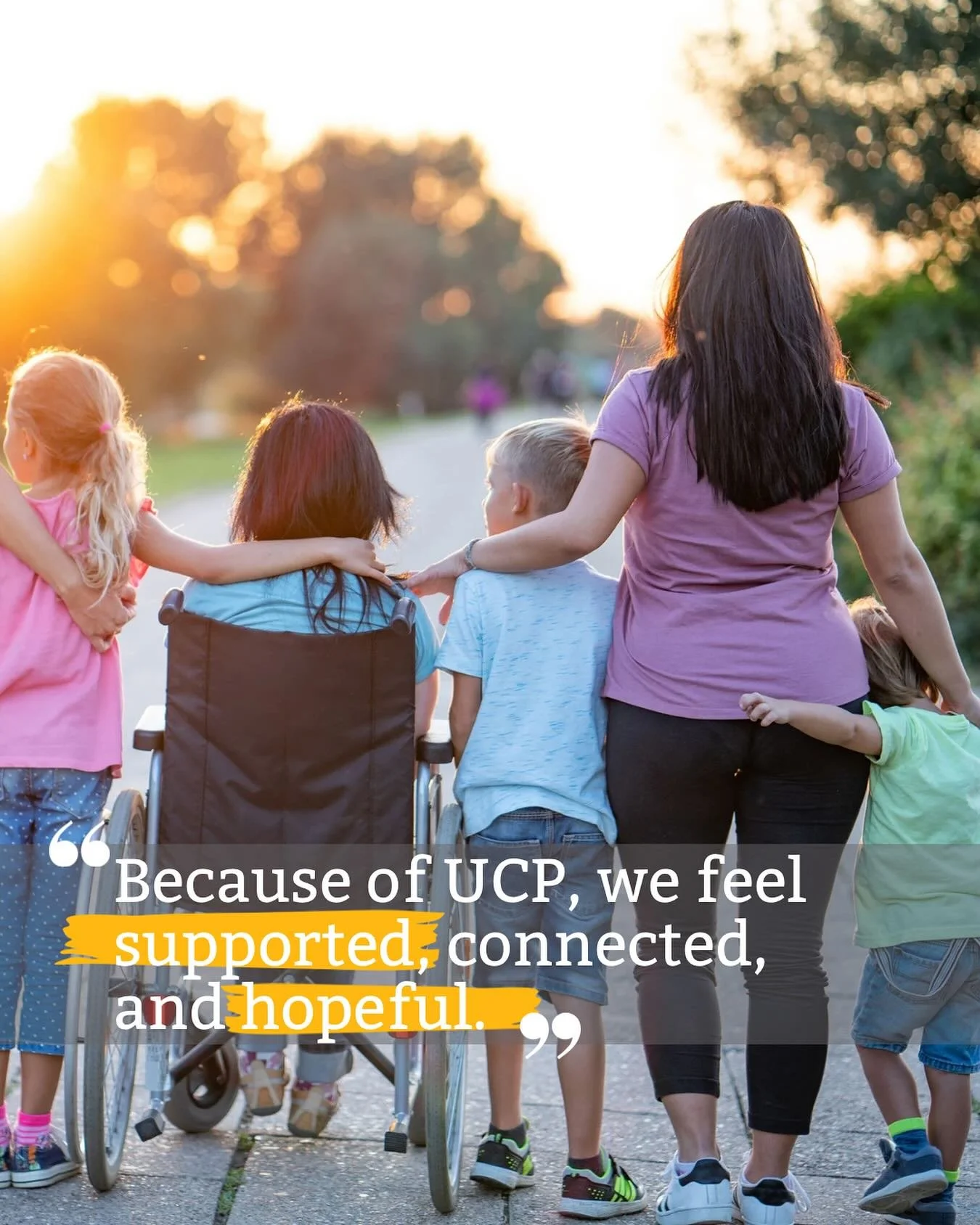 “Because of UCP, we feel supported, connected, and hopeful.” 
Stories like this are at the heart of our mission. Every family, every participant, every moment matters. And with your support, we can keep building opportunities that last.