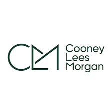Logo for Cooney Lees Morgan featuring stylized initials CM and company name.