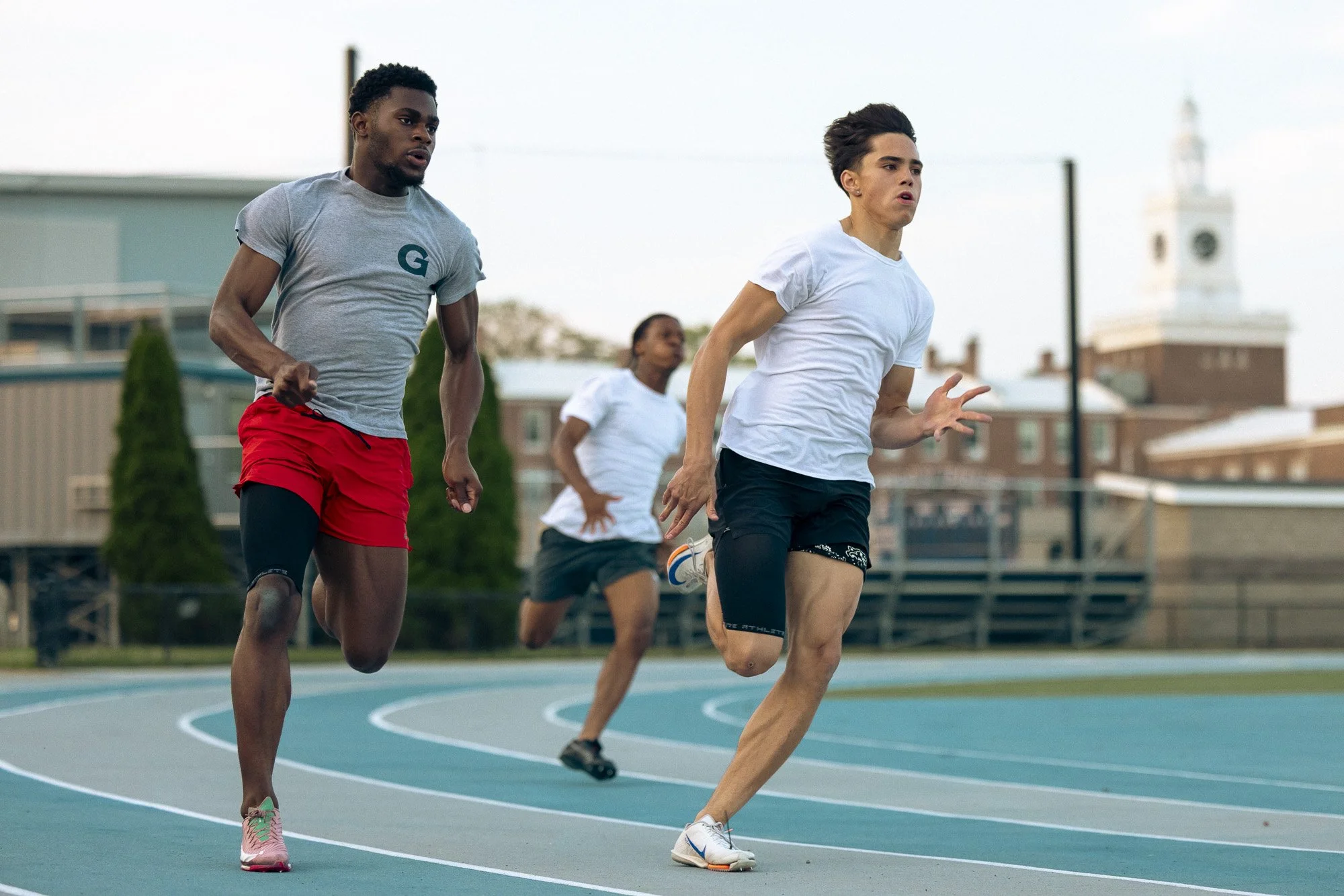 Athlete in drill at Brooklyn Speed and Power