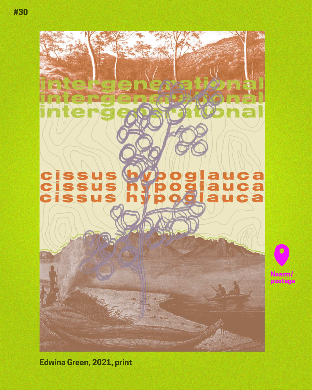 Item 30. Edwina Green, Screenprint