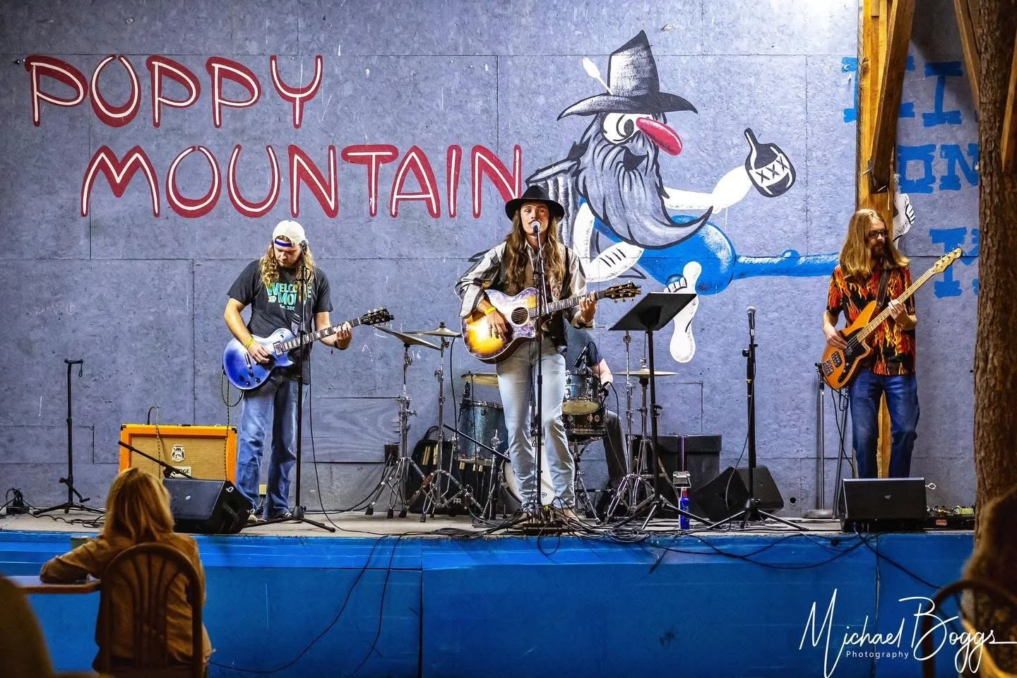 Dalton Kiser and The Downwind playing at Poppy Mountain Music Festival