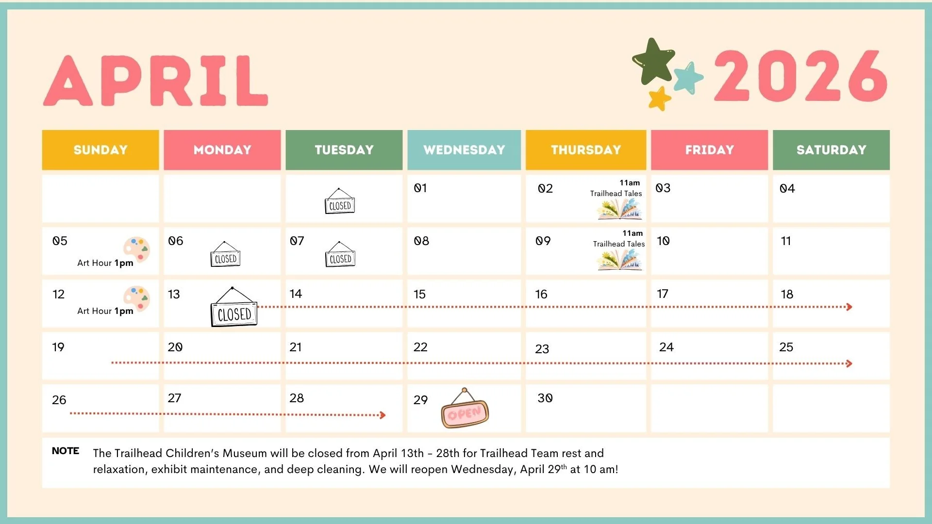 April at the Trailhead