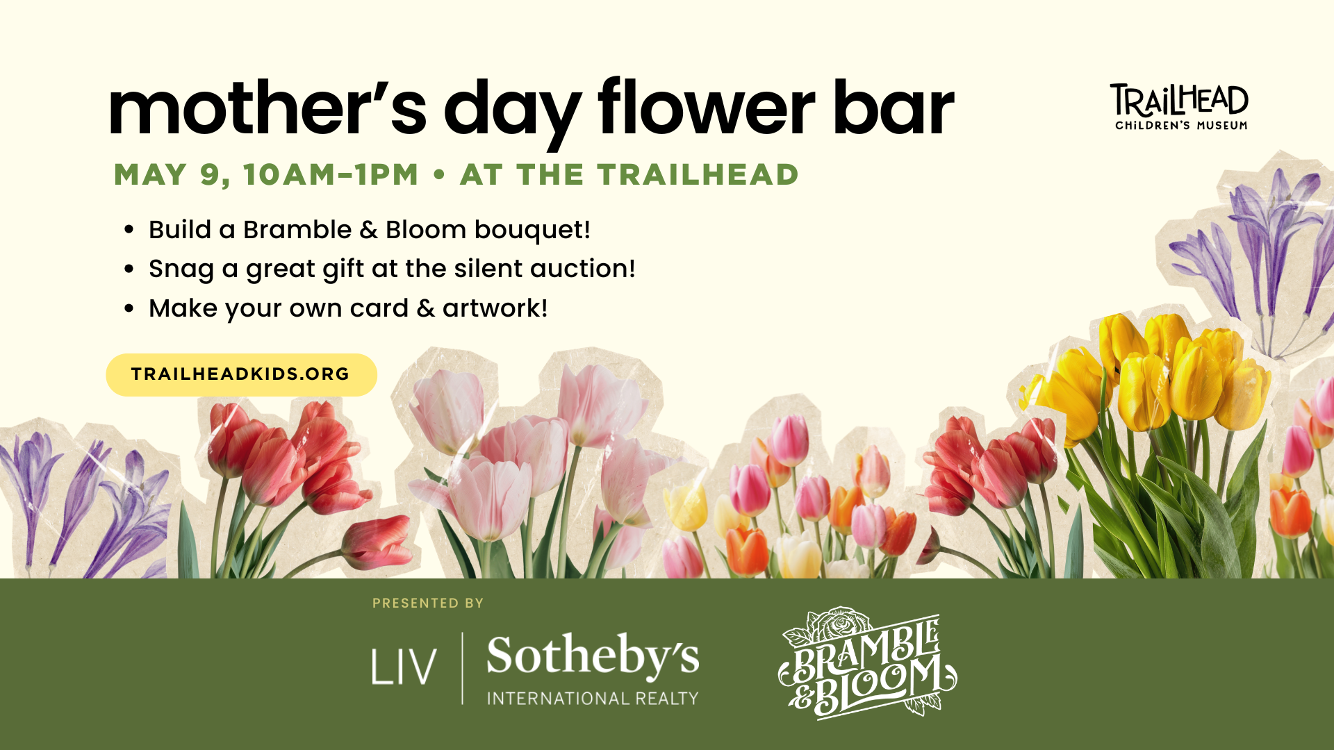 Mother's Day Flower Bar & Silent Auction