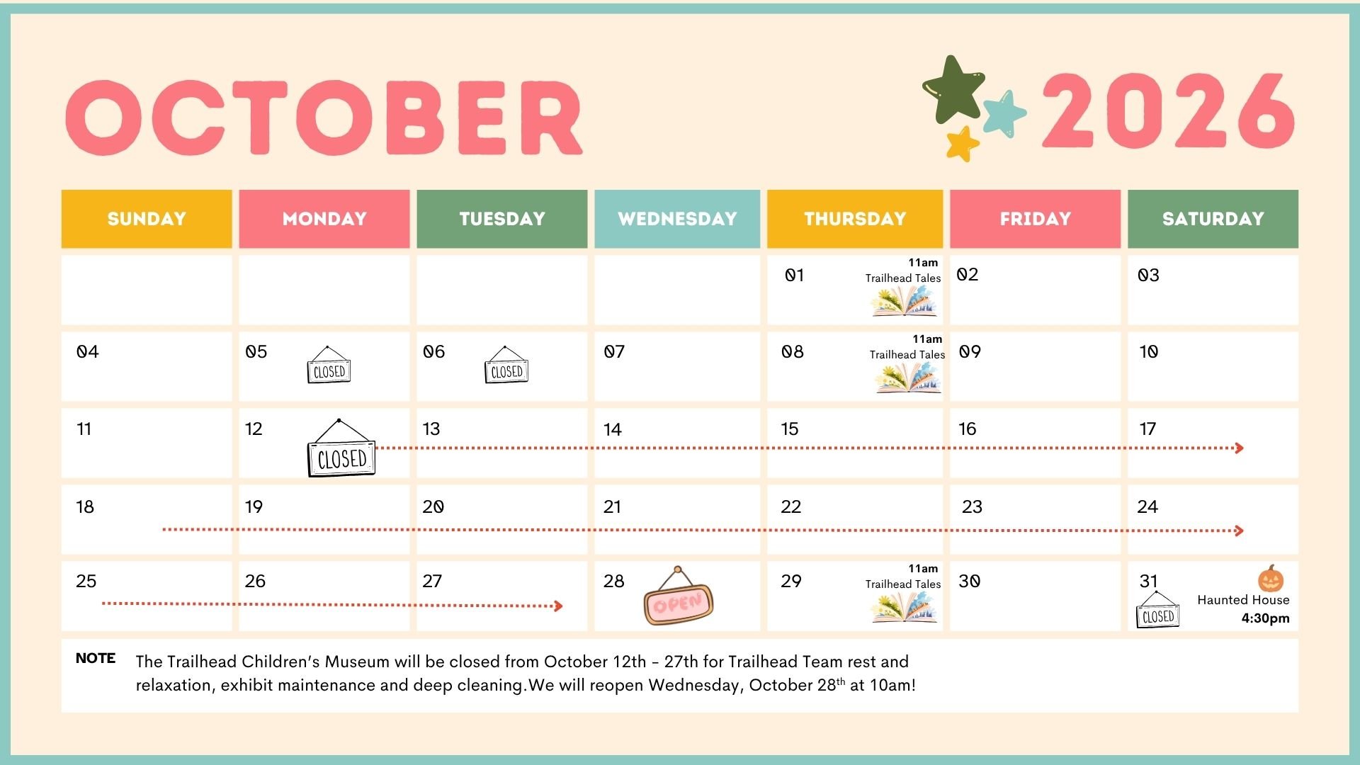October at the Trailhead