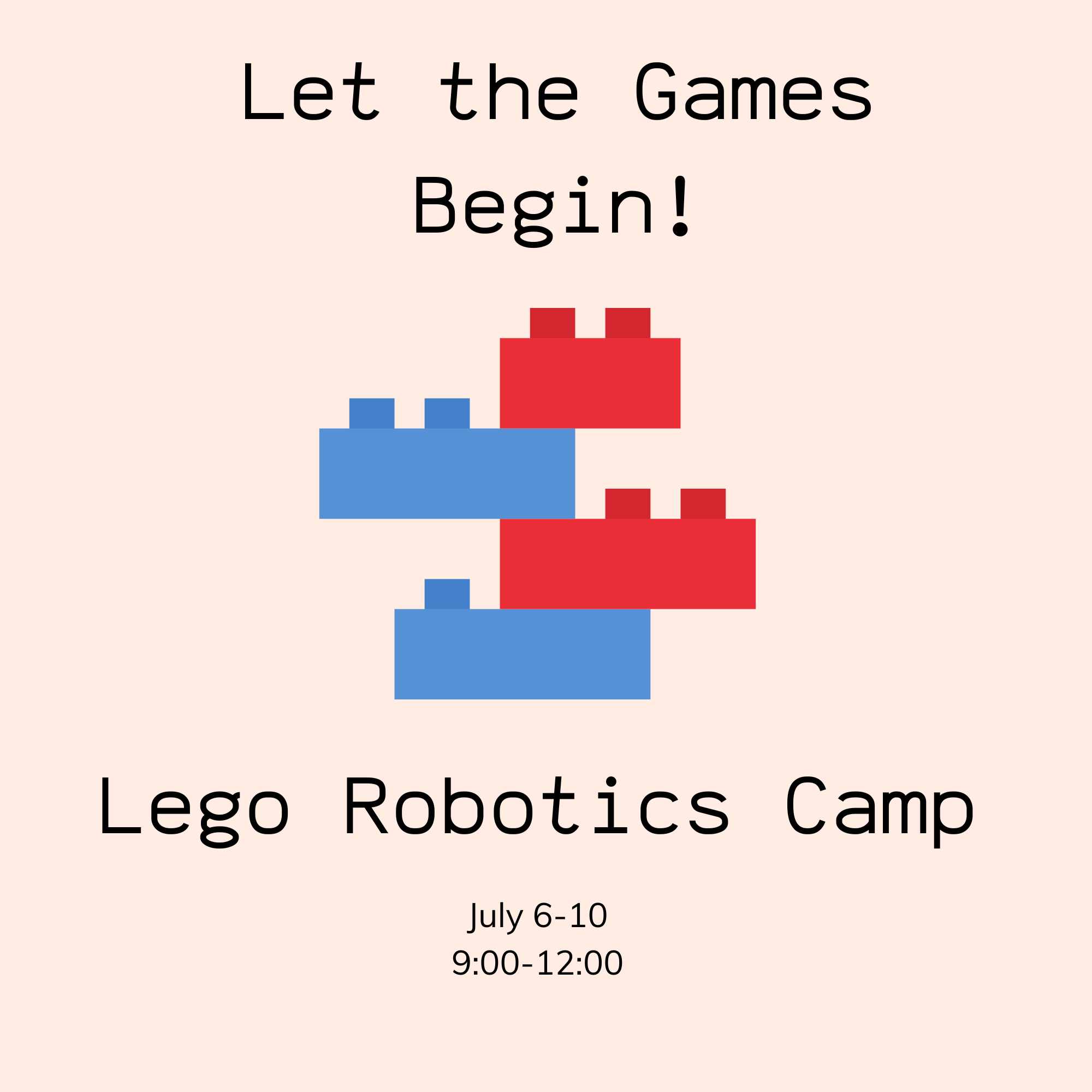 Lego Robotics July 6-10 9:00-12:00