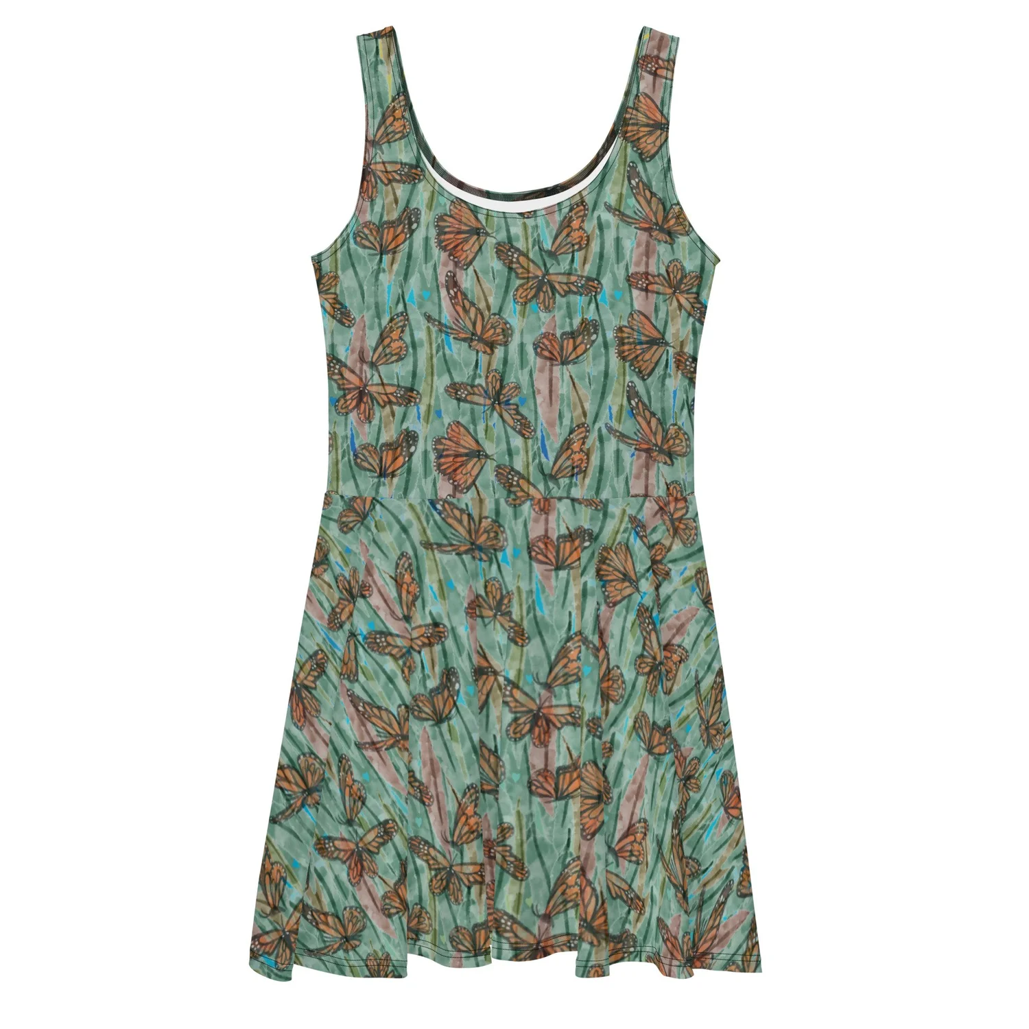 graphic skater dress Skater Dress