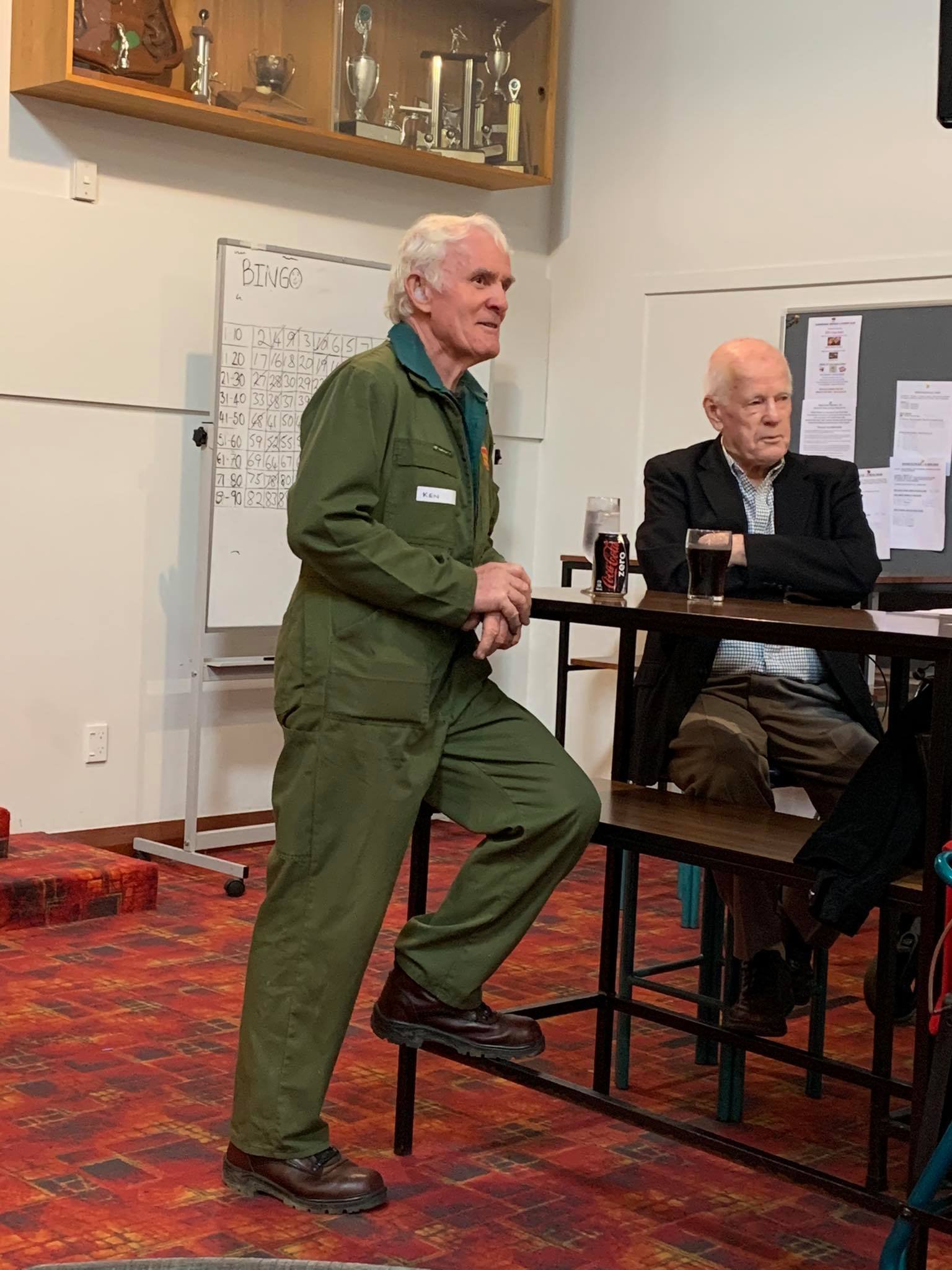 Ken Houston and Barry Burlace Dannevirke Reunion 2022