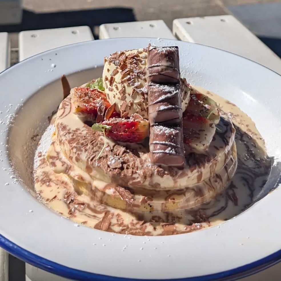 Kinder Bueno Pancakes! 💙