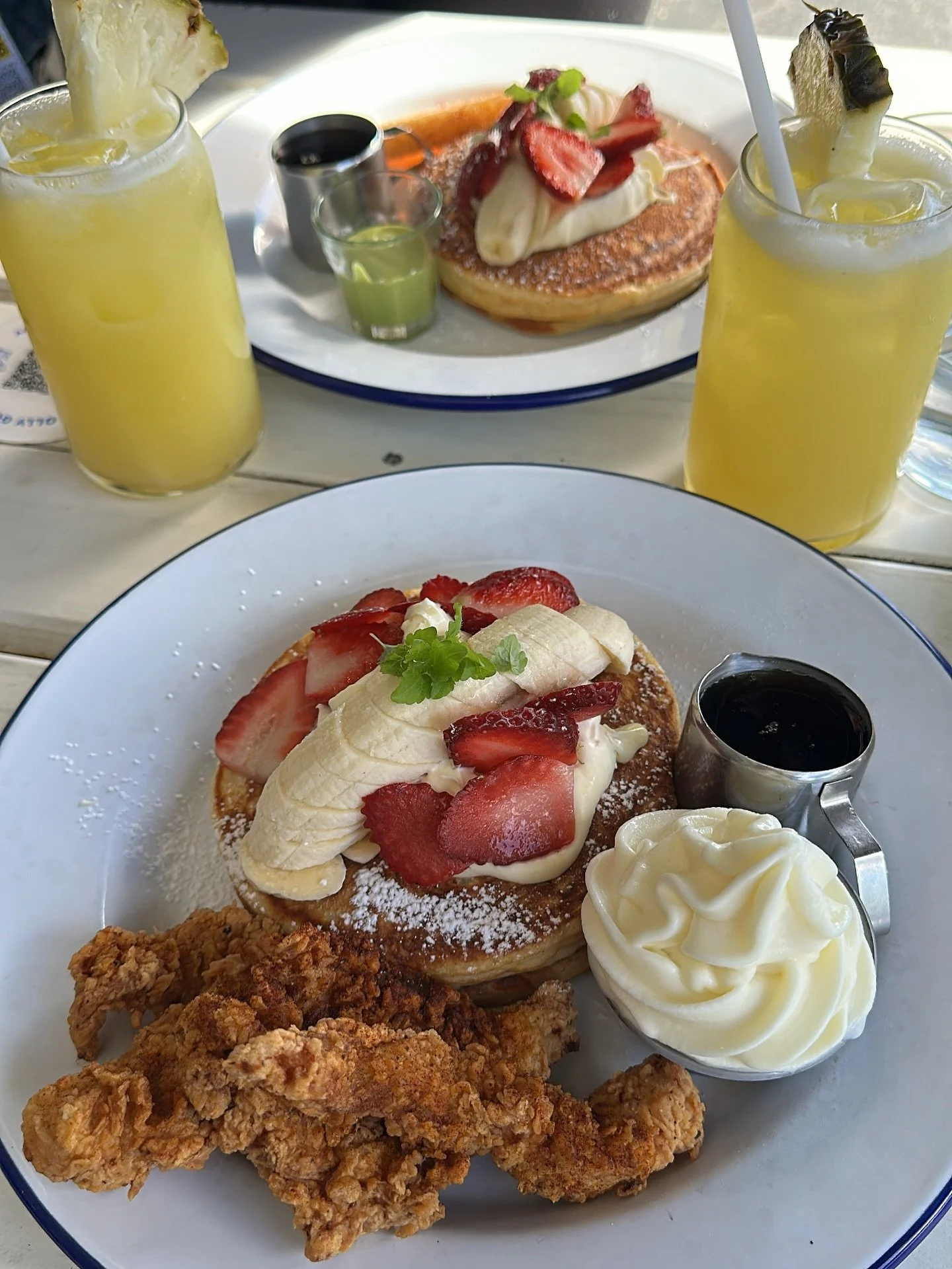All pancakes are made from scratch and prepared fresh to order each and every time!