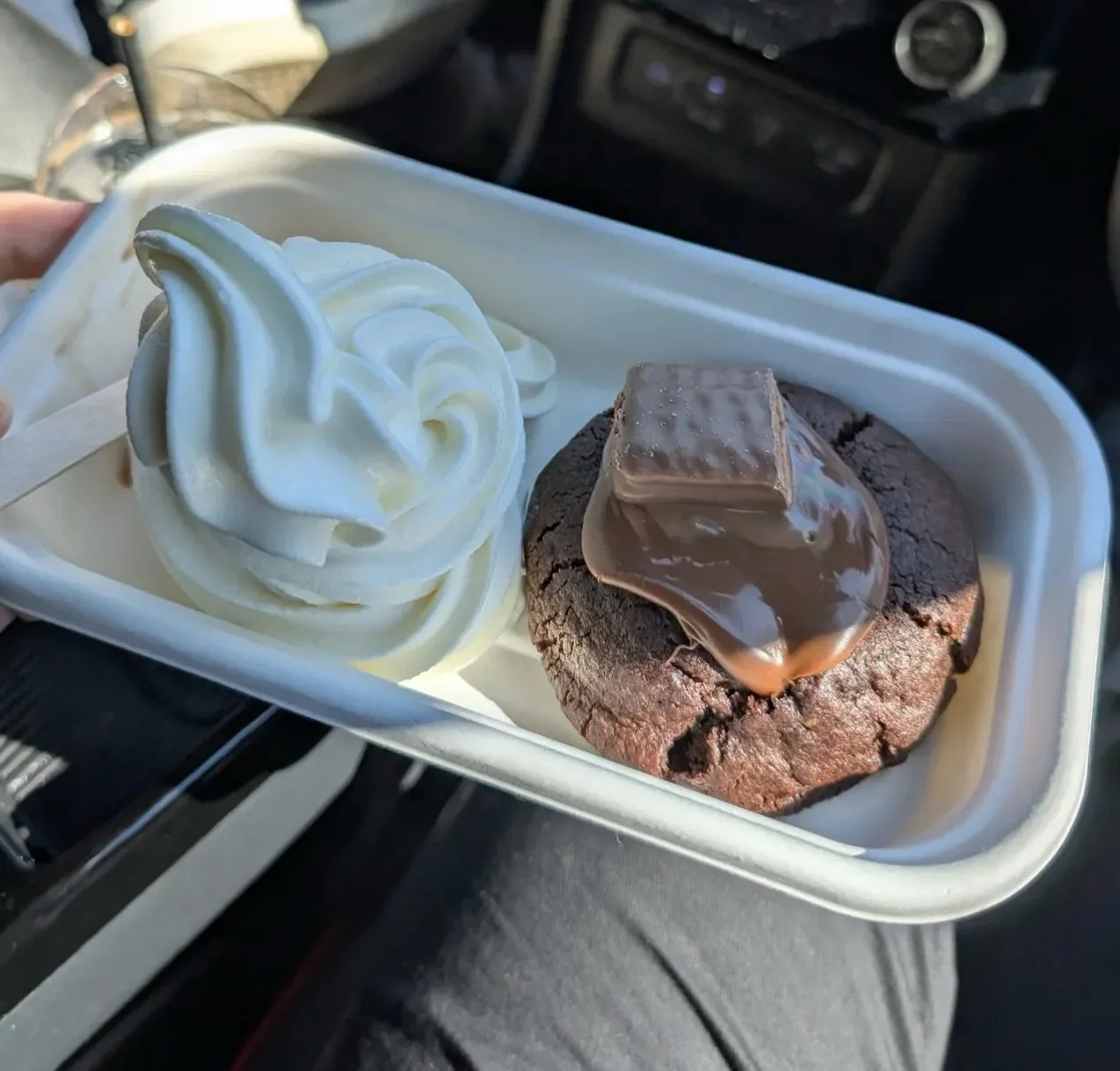 House baked cookies and soft serve!! Available until sold out daily!
