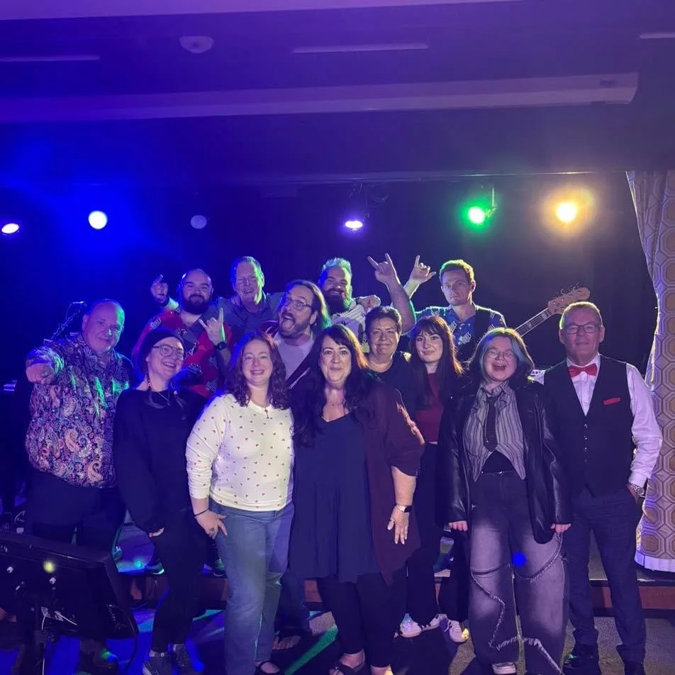 Another awesome bunch of singers from our two Rock-A-Rokie sessions this cruise! 🎤🔥
You guys brought the energy &mdash; amazing voices, confidence, and even a few dance moves 👏💃🕺

Have you ever sung with a live band before? What song would you c