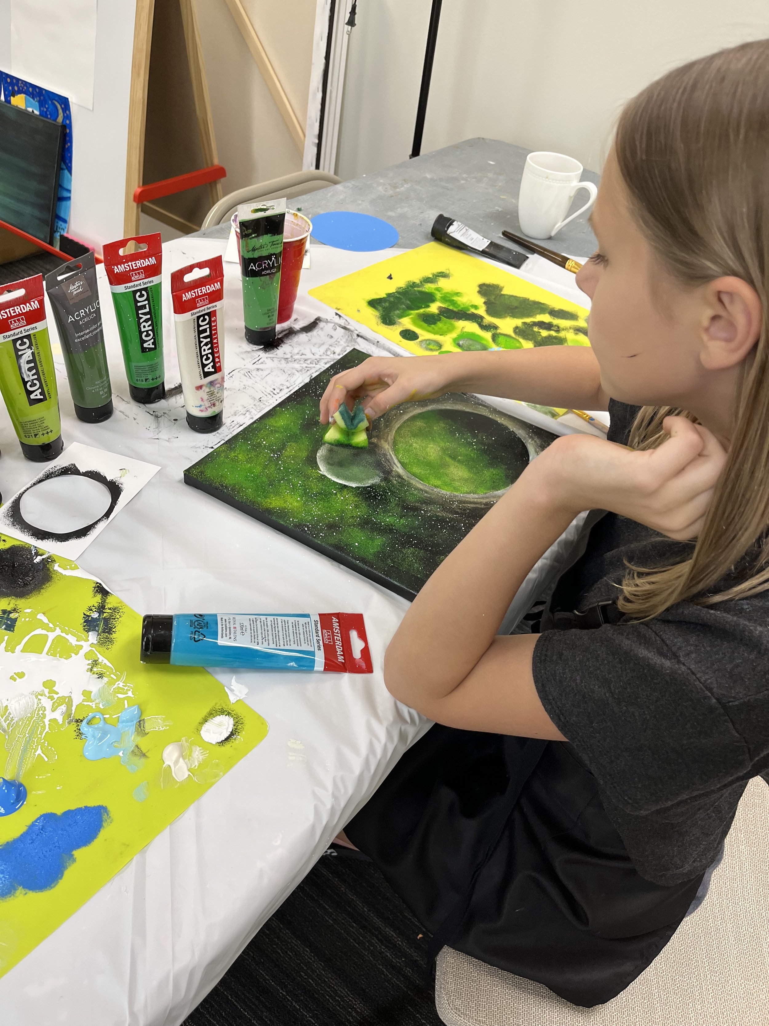 Spring, 2025. Creative Art Class, Ages 8 - 13 yrs. Wednesday, 4:15 - 5:30 pm. (NEW)