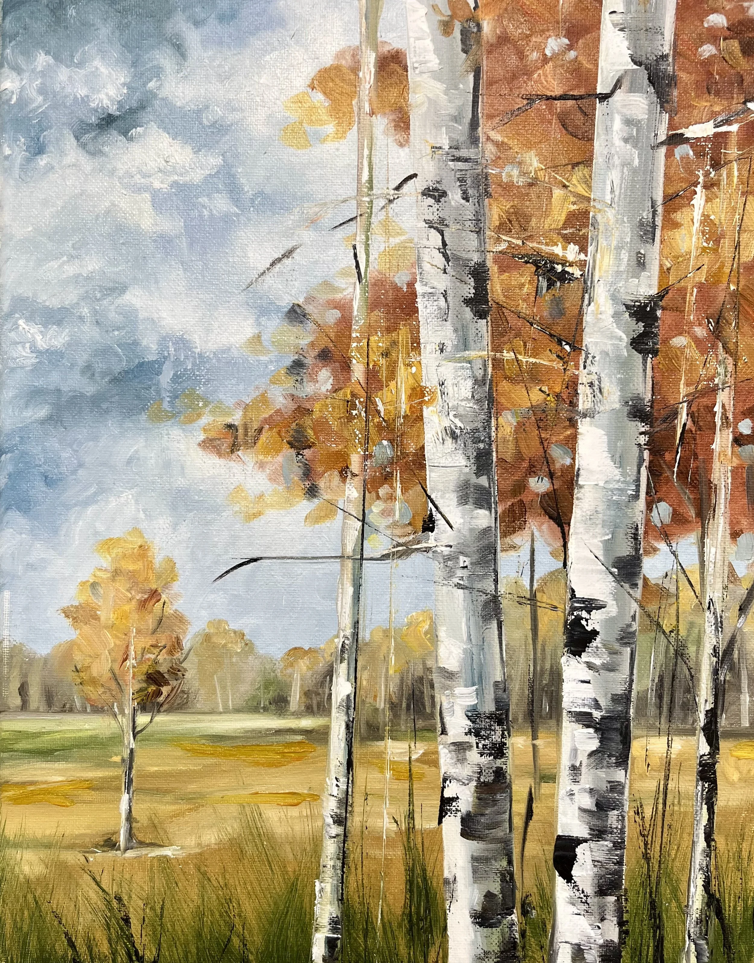 Oil Painting Class "Fall Landscape". Sunday, November 8, 12:00-2:30pm