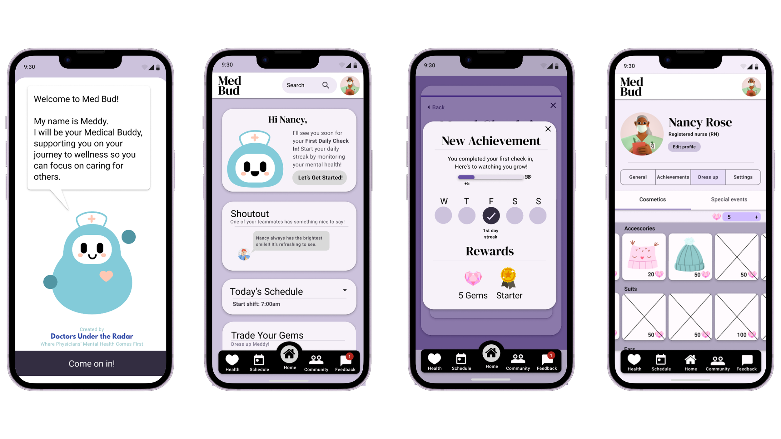 Homepage and rewards Wireframes