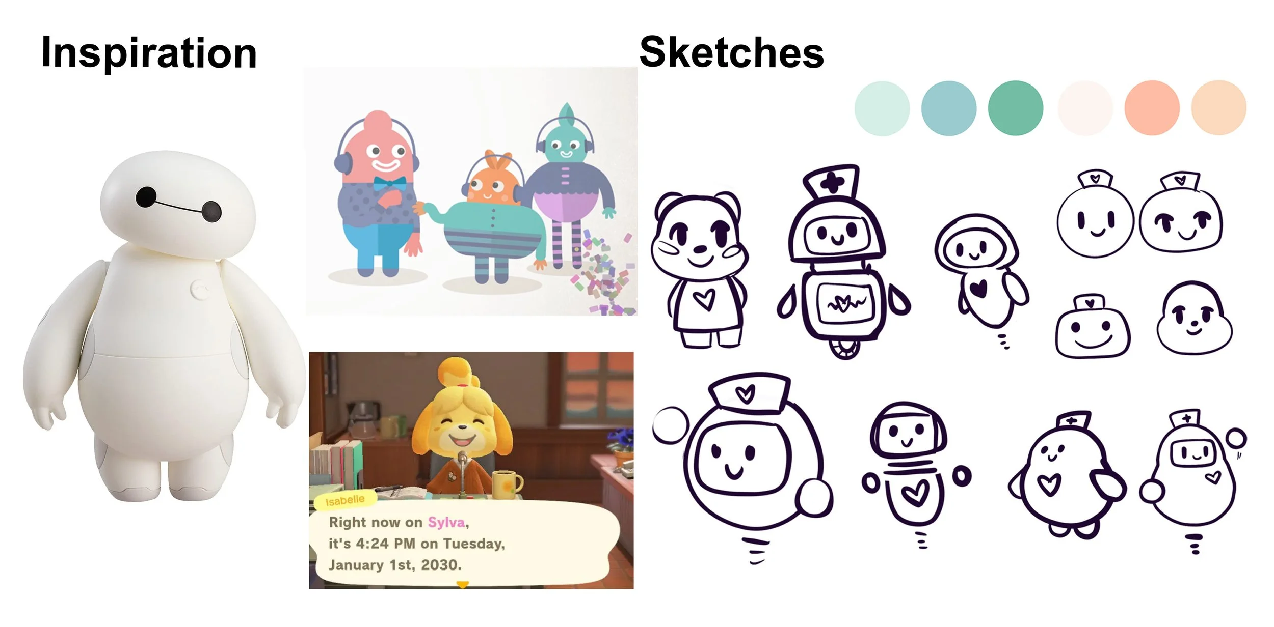Med Buddy Concept Sketches and Reference