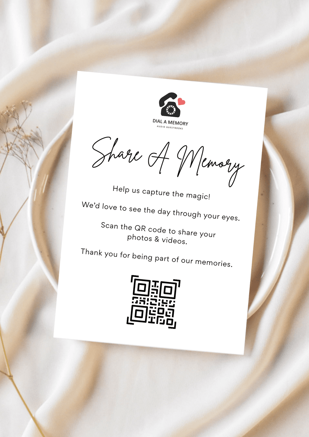 QR Code photo albums Perth — Dial A Memory