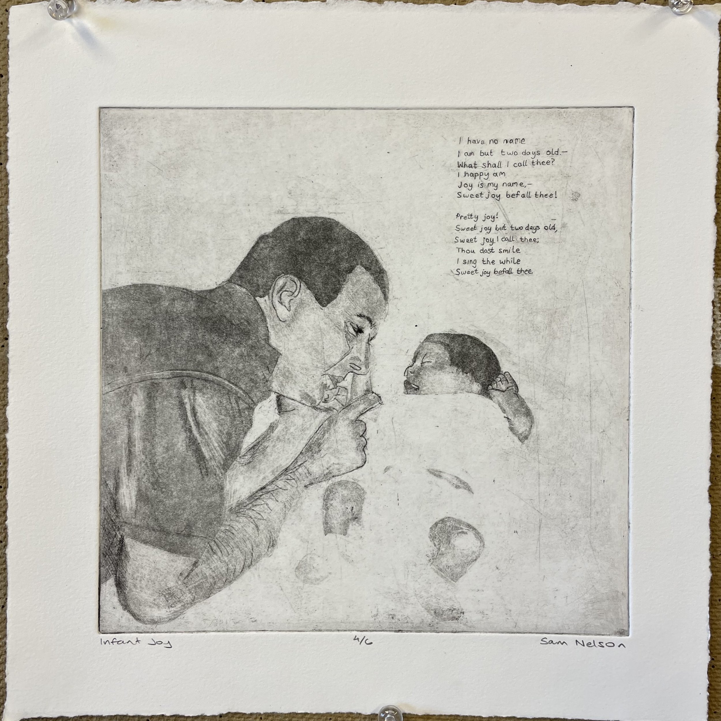 infant joy (2021), intaglio